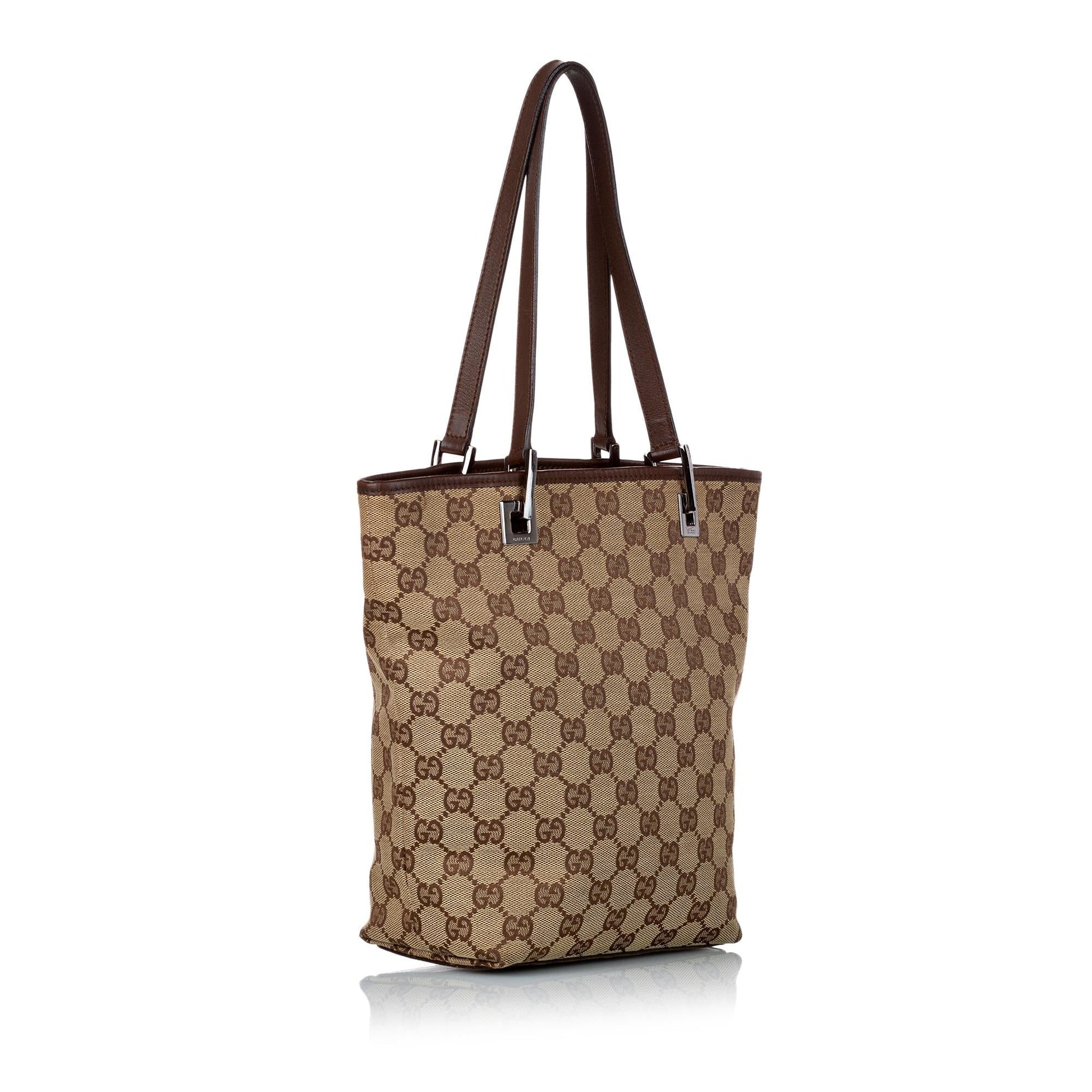 Gucci GG SHG Canvas Brown Shoulder Bag 23