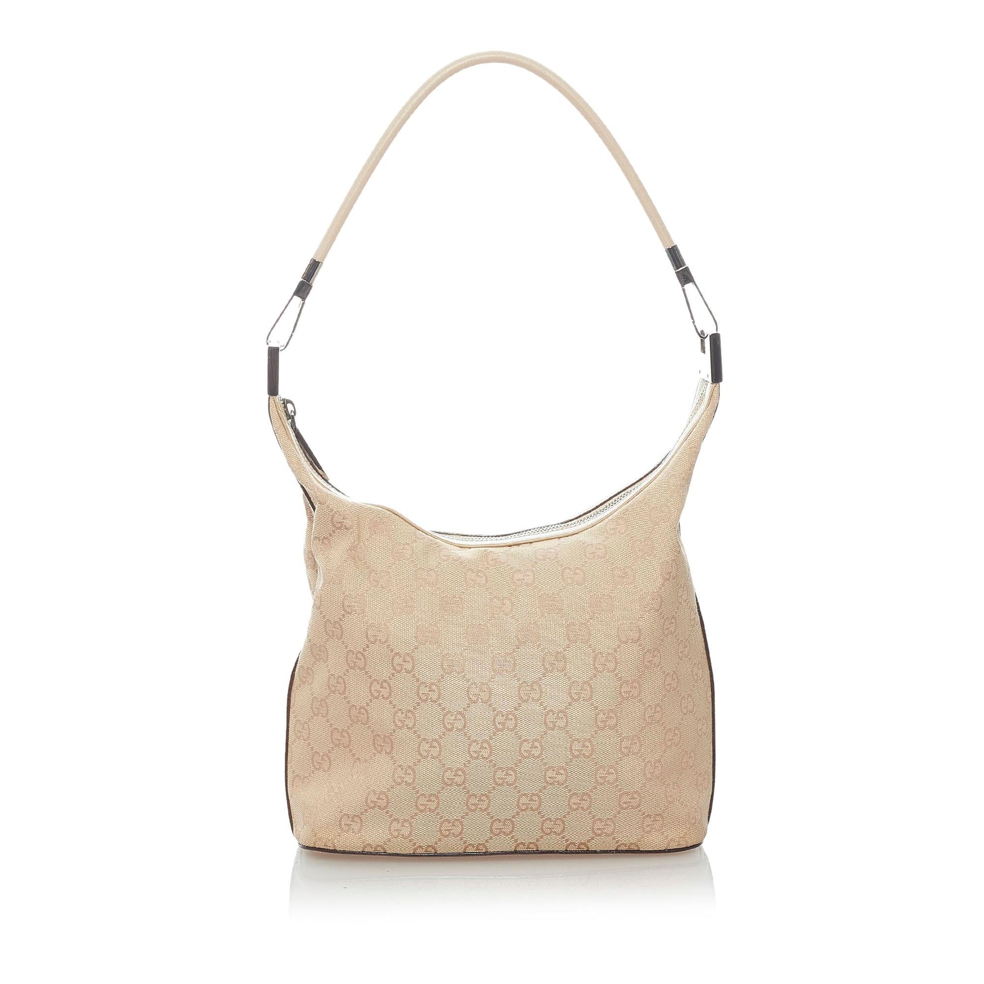 Gucci GG SHG Canvas Brown Shoulder Bag 27