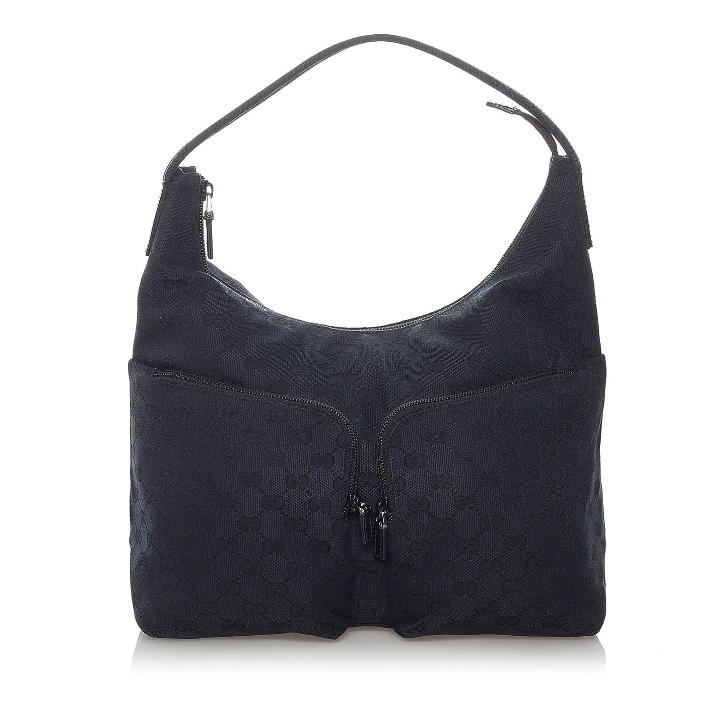 Gucci GG SHG Canvas Black Shoulder Bag 22