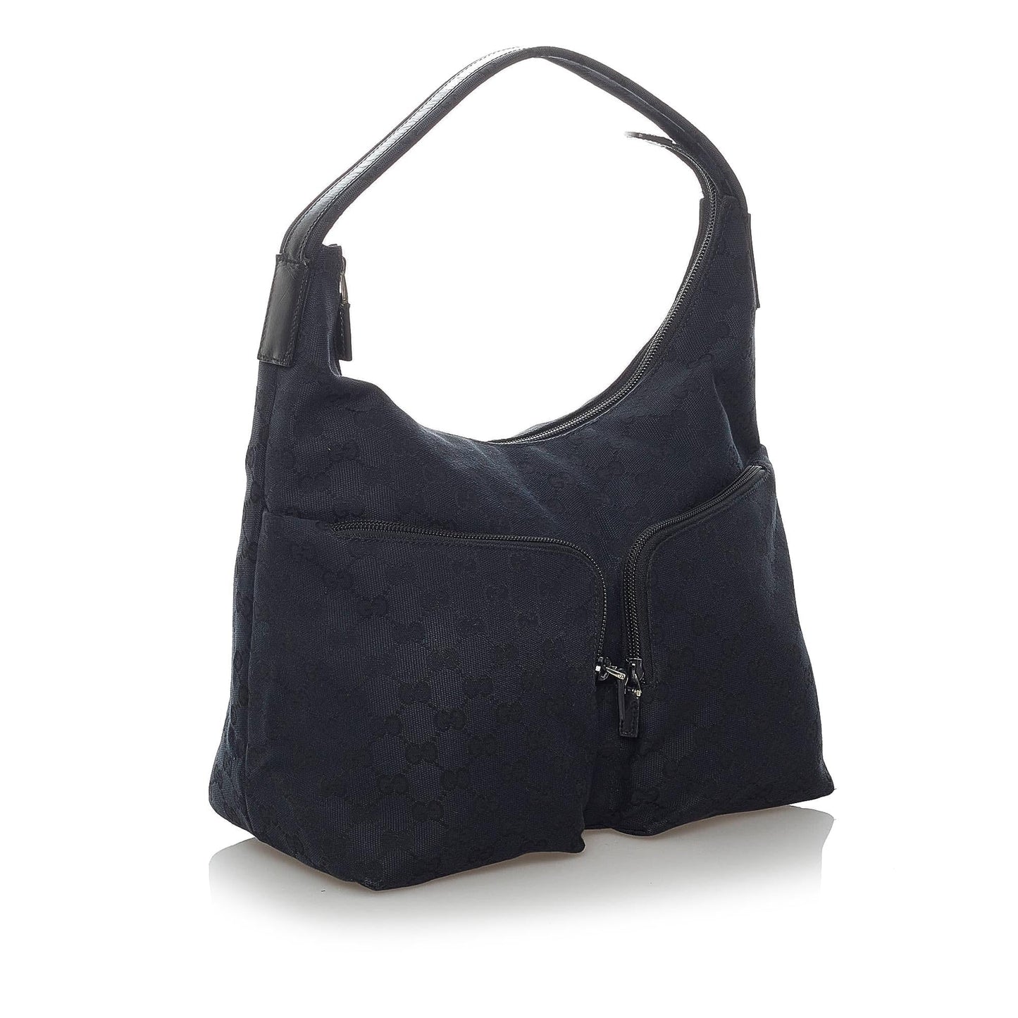 Gucci GG SHG Canvas Black Shoulder Bag 22