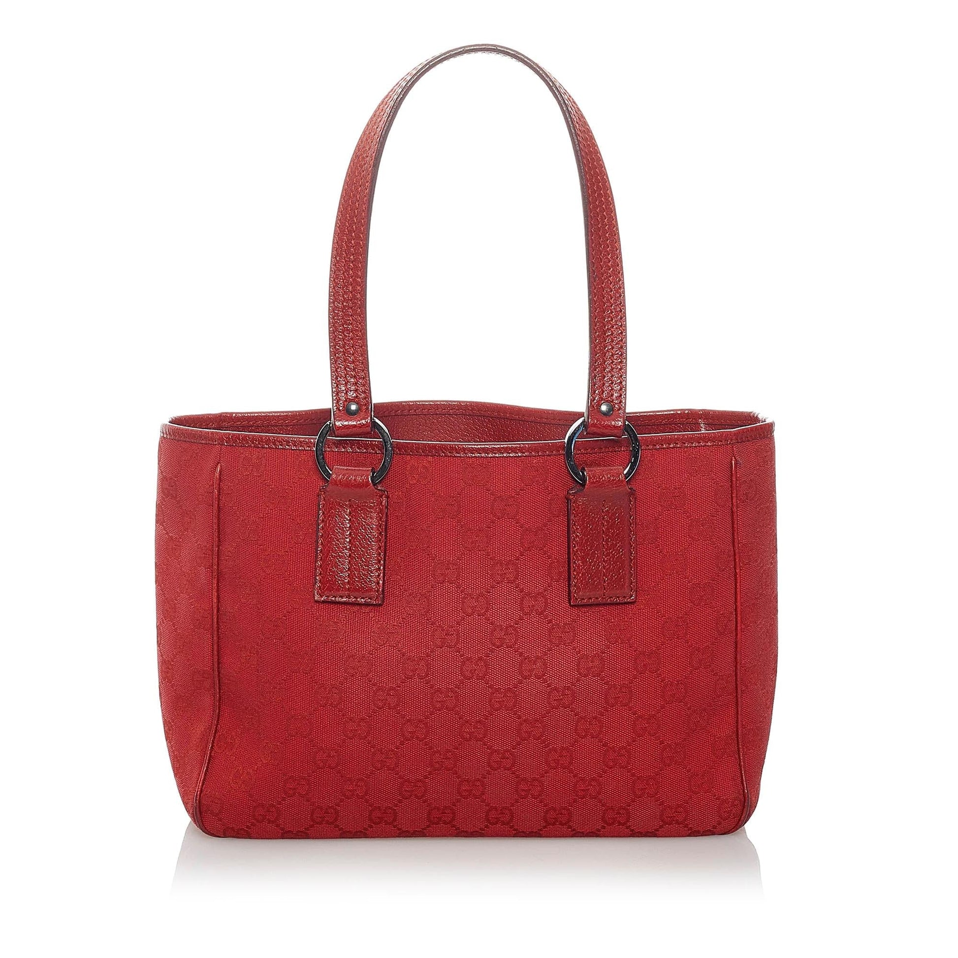 Gucci GG SHG Canvas Red Shoulder Bag 5