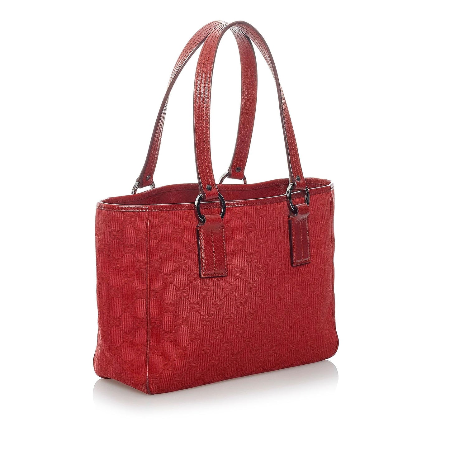 Gucci GG SHG Canvas Red Shoulder Bag 5