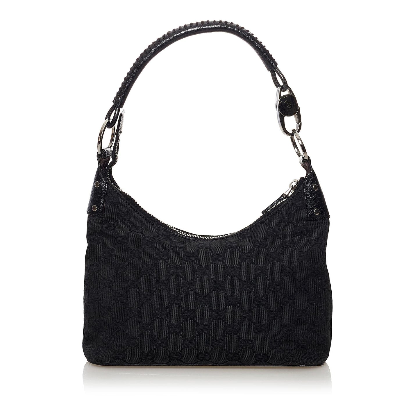 Gucci GG SHG Canvas Black Shoulder Bag 24