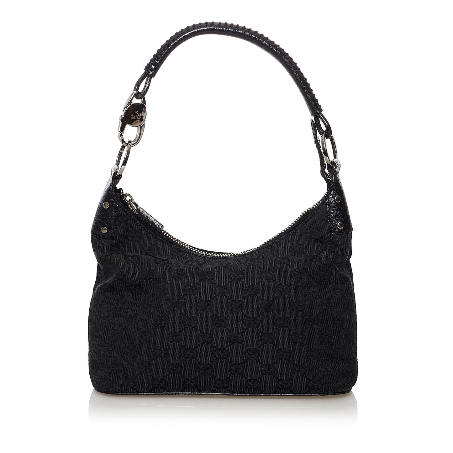 Gucci GG SHG Canvas Black Shoulder Bag 24