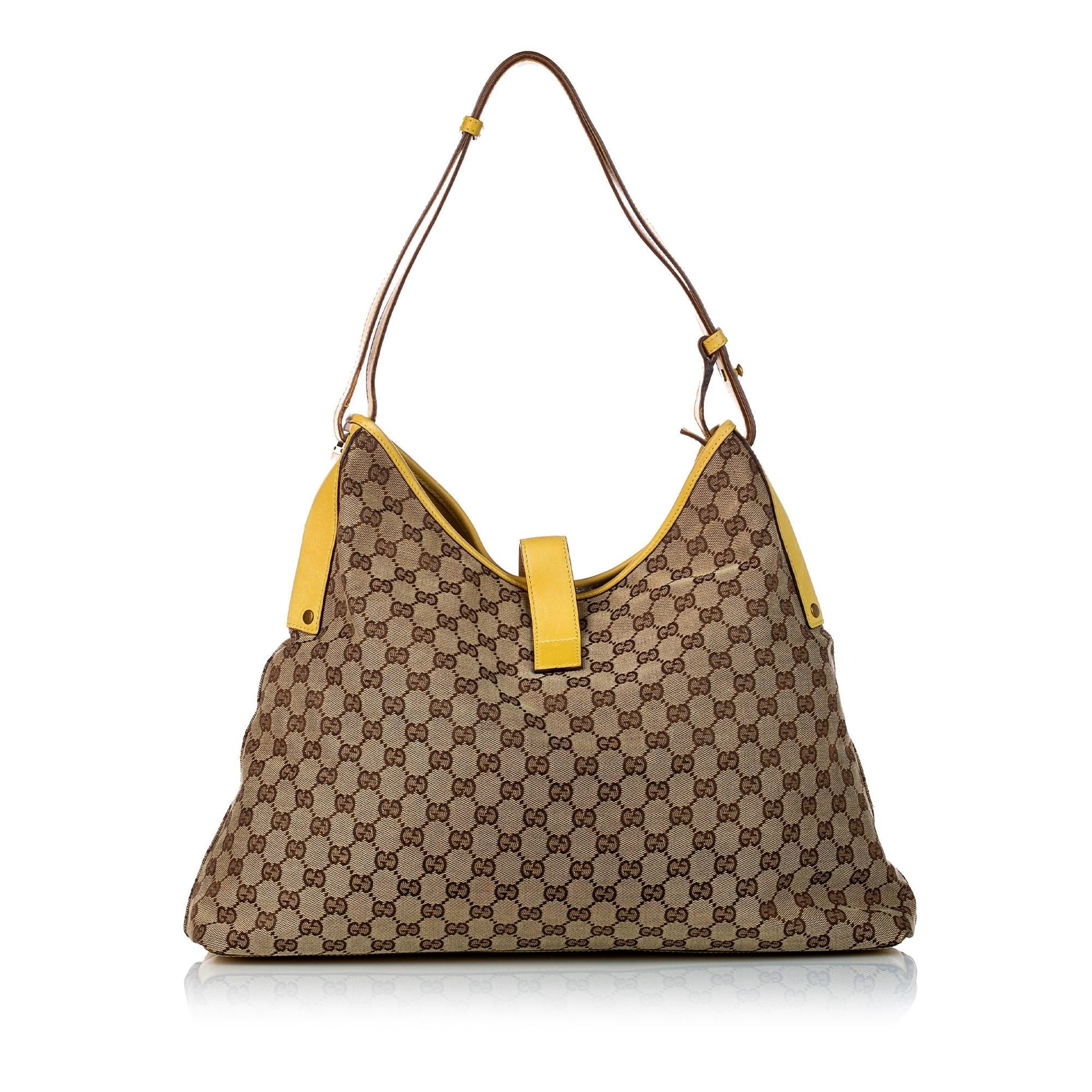 Gucci GG SHG Canvas Brown Shoulder Bag 32
