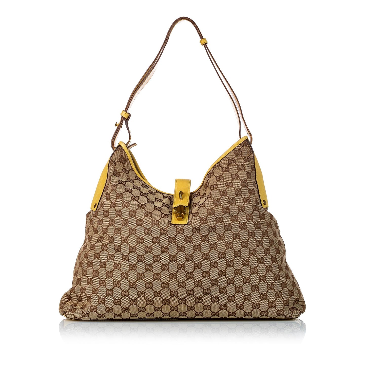 Gucci GG SHG Canvas Brown Shoulder Bag 32