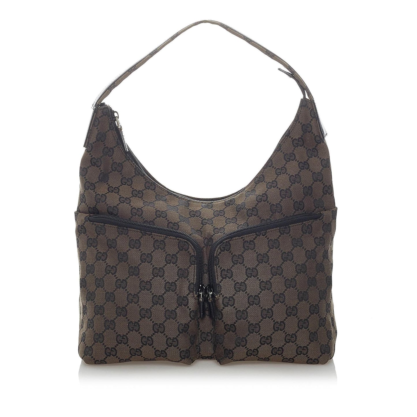 Gucci GG SHG Canvas Brown Shoulder Bag 33