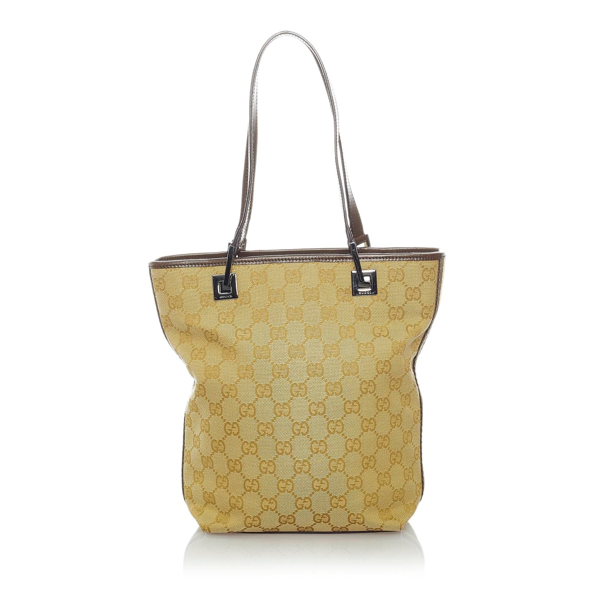 Gucci GG SHG Canvas Brown Shoulder Bag 34