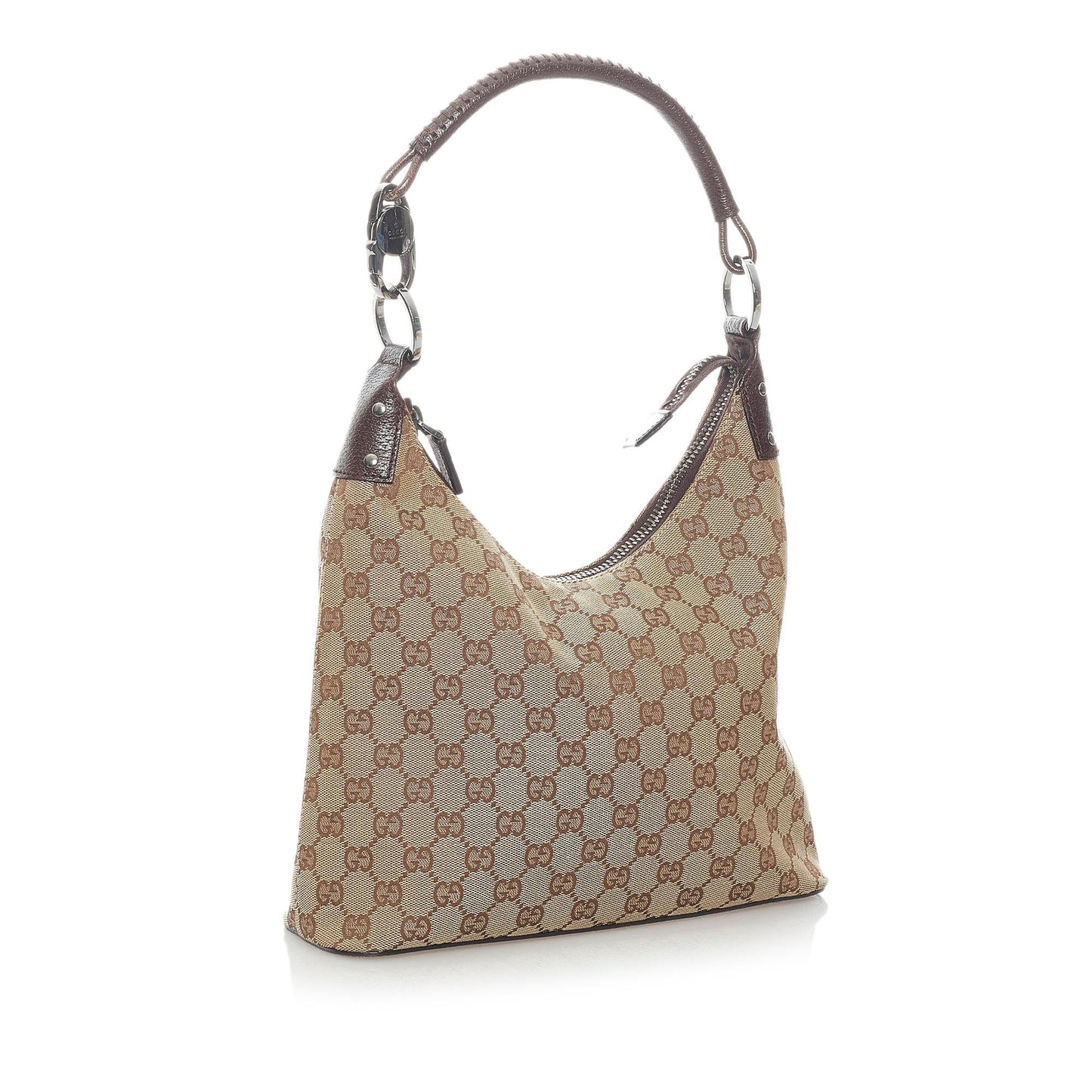 Gucci GG SHG Canvas Brown Shoulder Bag 36