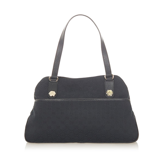 Gucci GG SHG Canvas Black Shoulder Bag 27