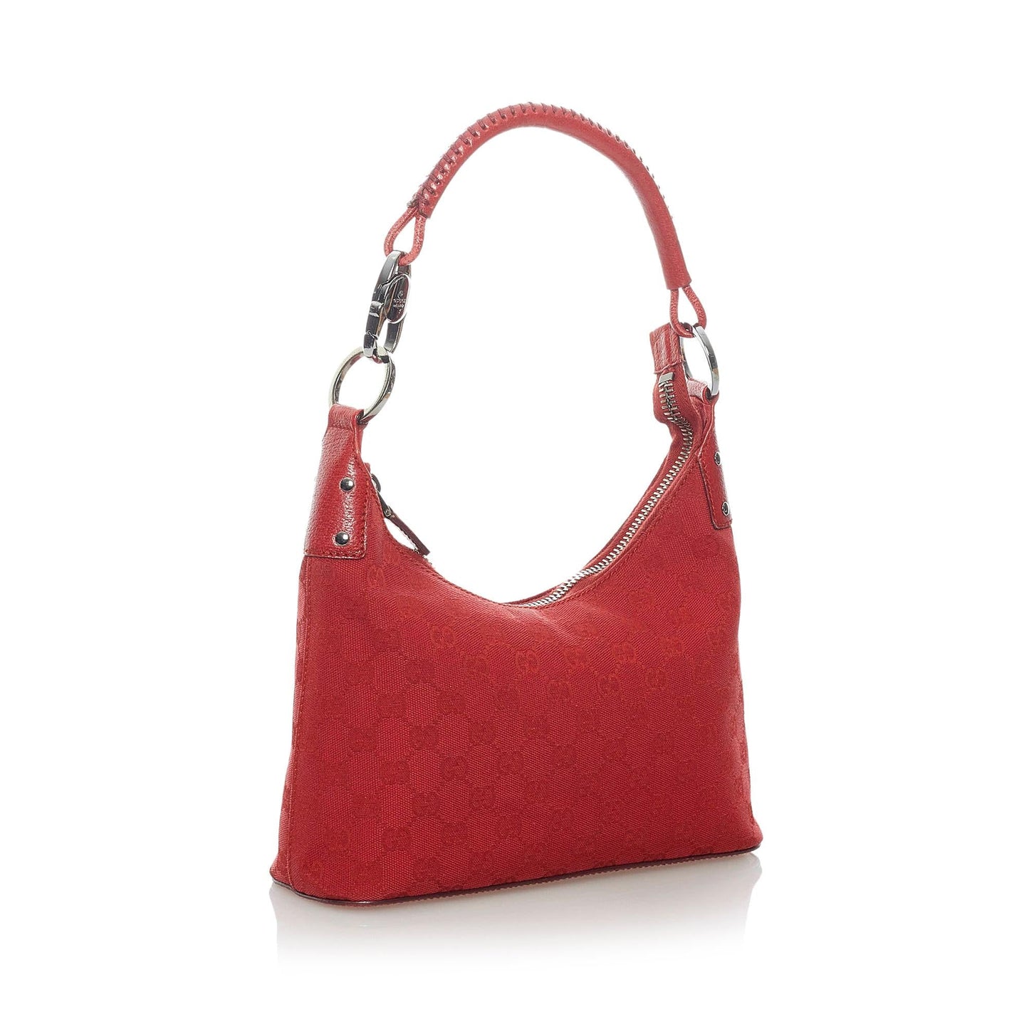 Gucci GG SHG Canvas Red Shoulder Bag 6