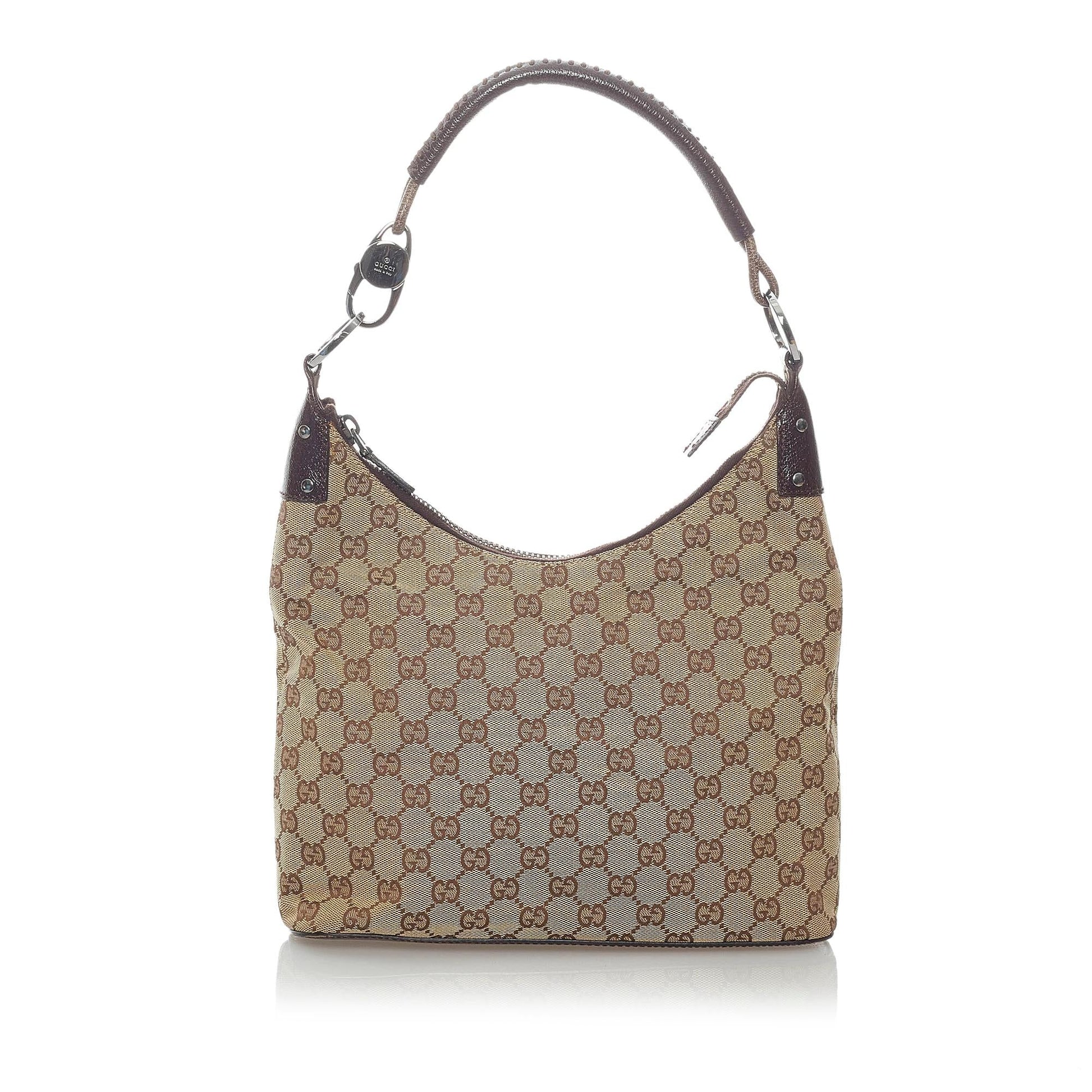 Gucci GG SHG Canvas Brown Shoulder Bag 40