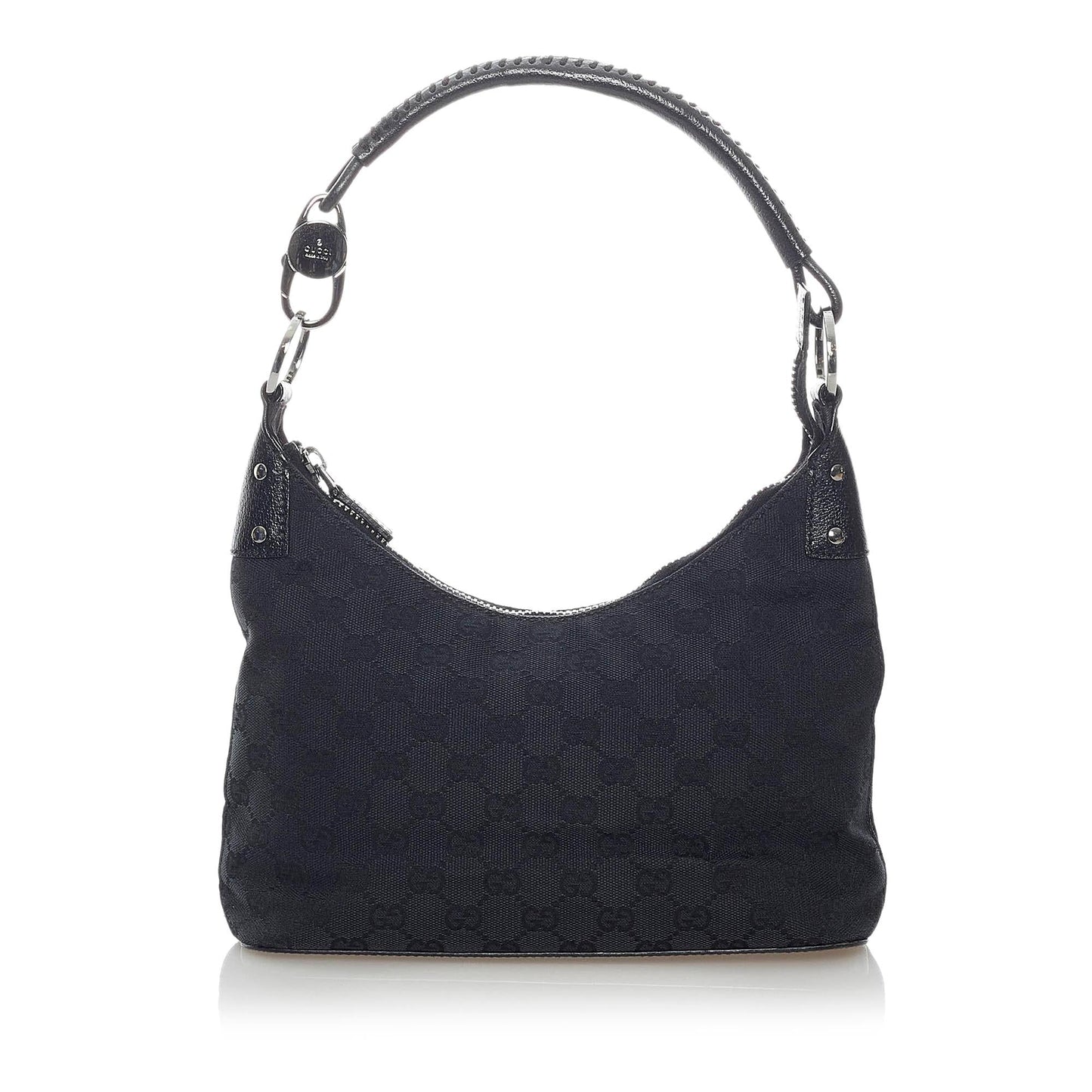 Gucci GG SHG Canvas Black Shoulder Bag 28