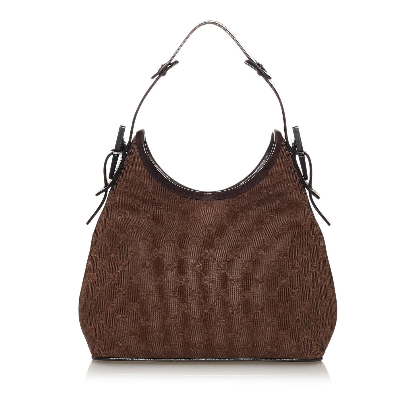 Gucci GG SHG Canvas Brown Shoulder Bag Bag Shg