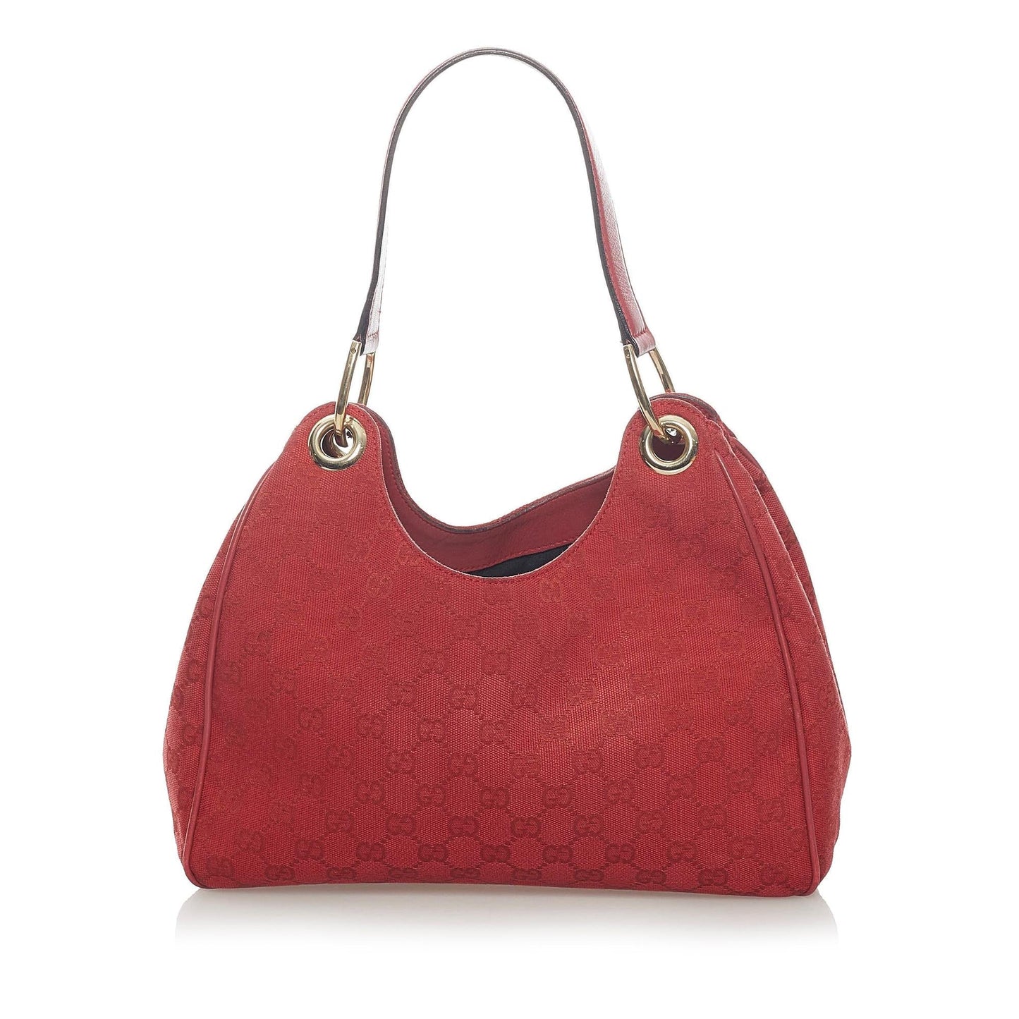 Gucci GG SHG Canvas Calf Red Shoulder Bag