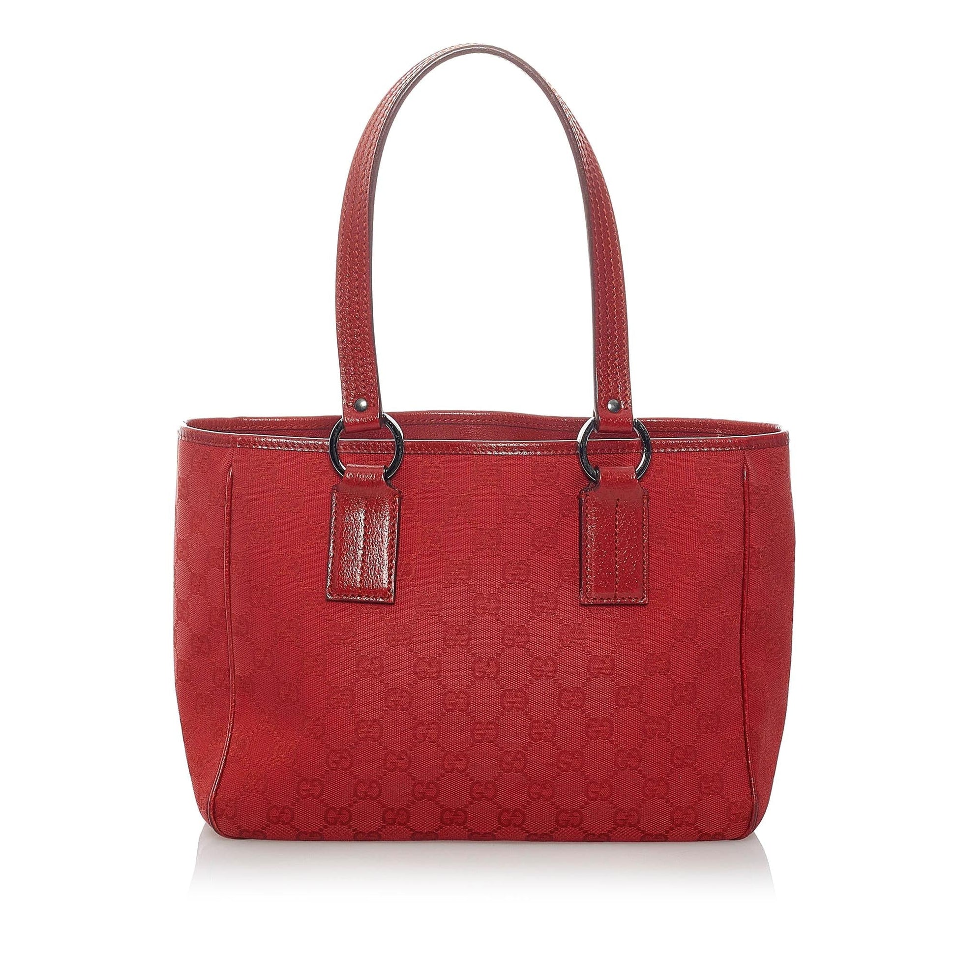 Gucci GG SHG Canvas Red Shoulder Bag Bag Shg