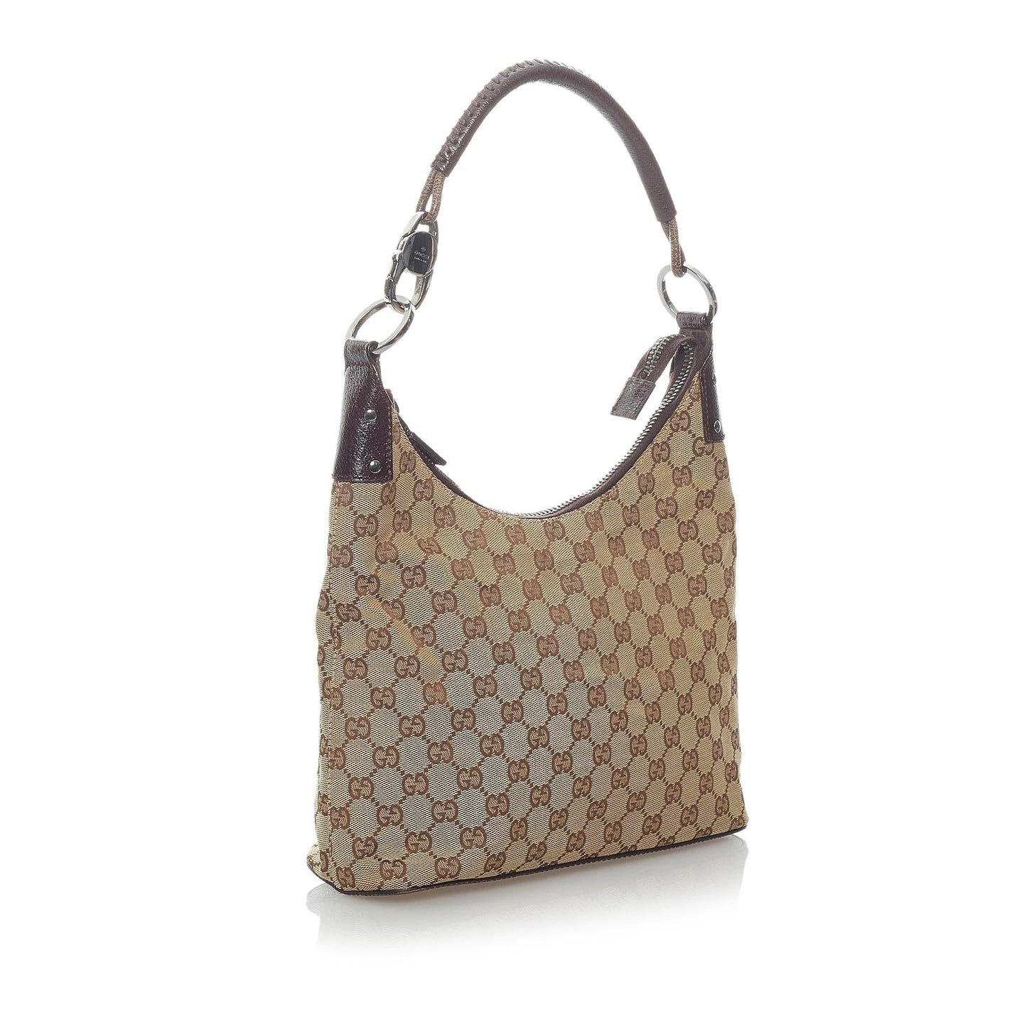 Gucci GG SHG Canvas Brown Shoulder Bag 9