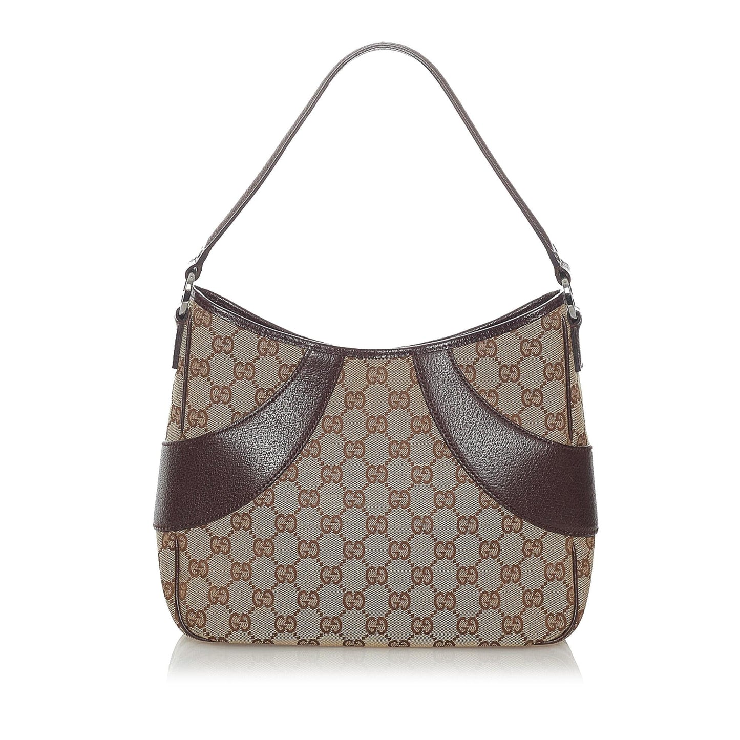 Gucci GG SHG Canvas Brown Shoulder Bag 10