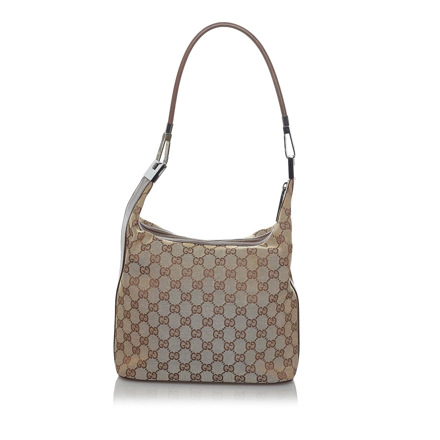Gucci GG SHG Canvas Brown Shoulder Bag 11