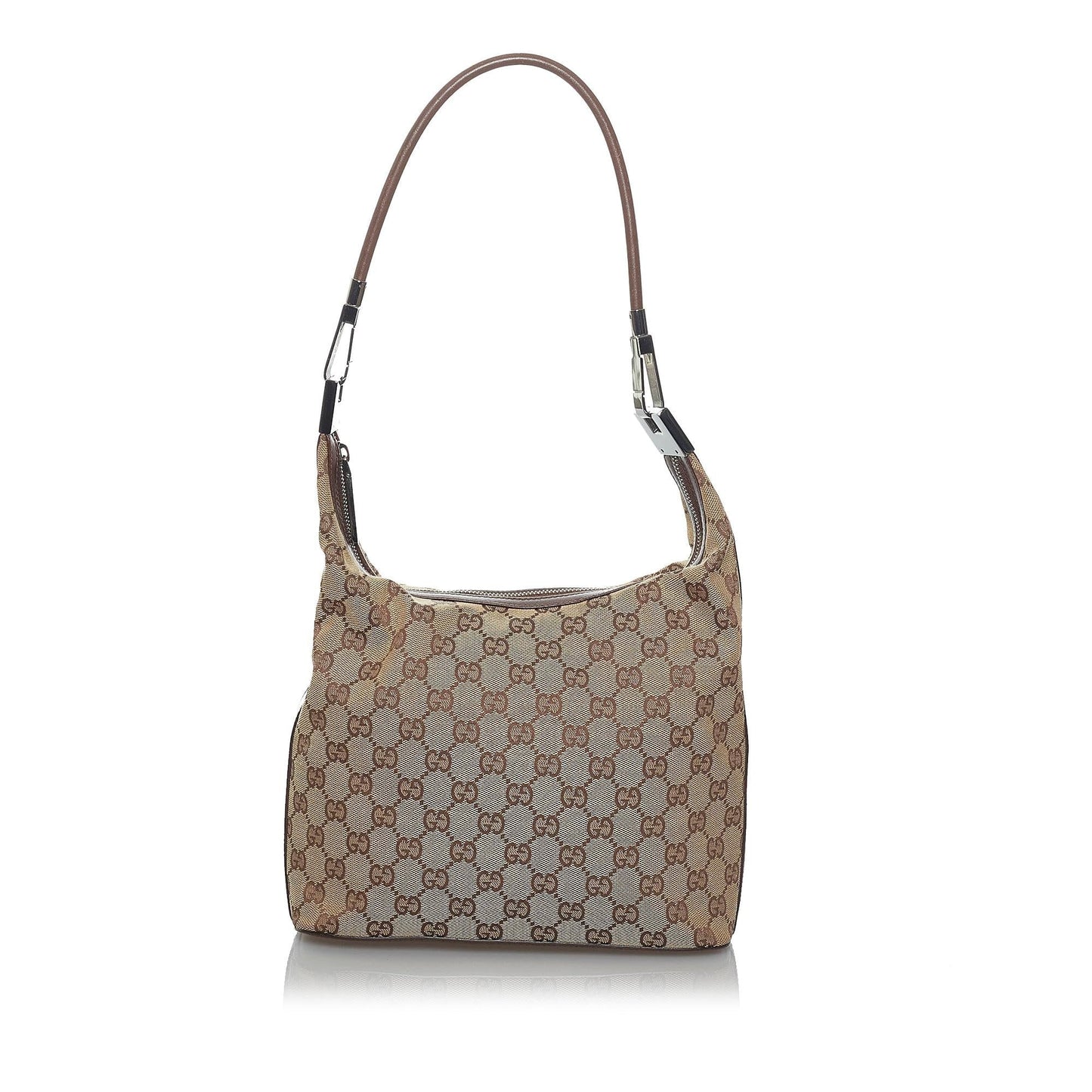 Gucci GG SHG Canvas Brown Shoulder Bag 11