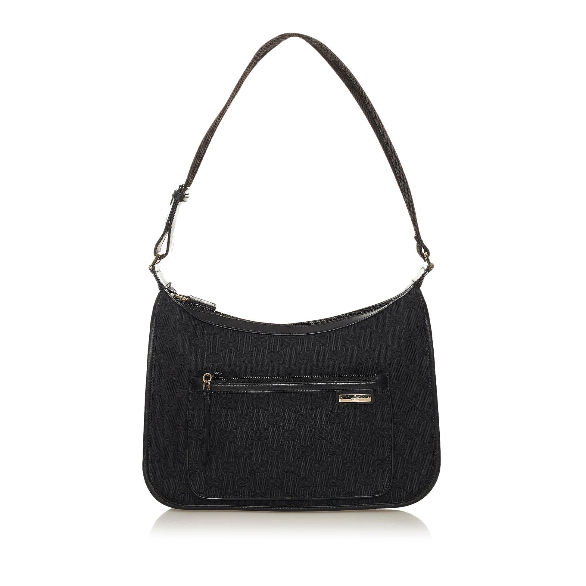 Gucci GG SHG Canvas Black Shoulder Bag 6