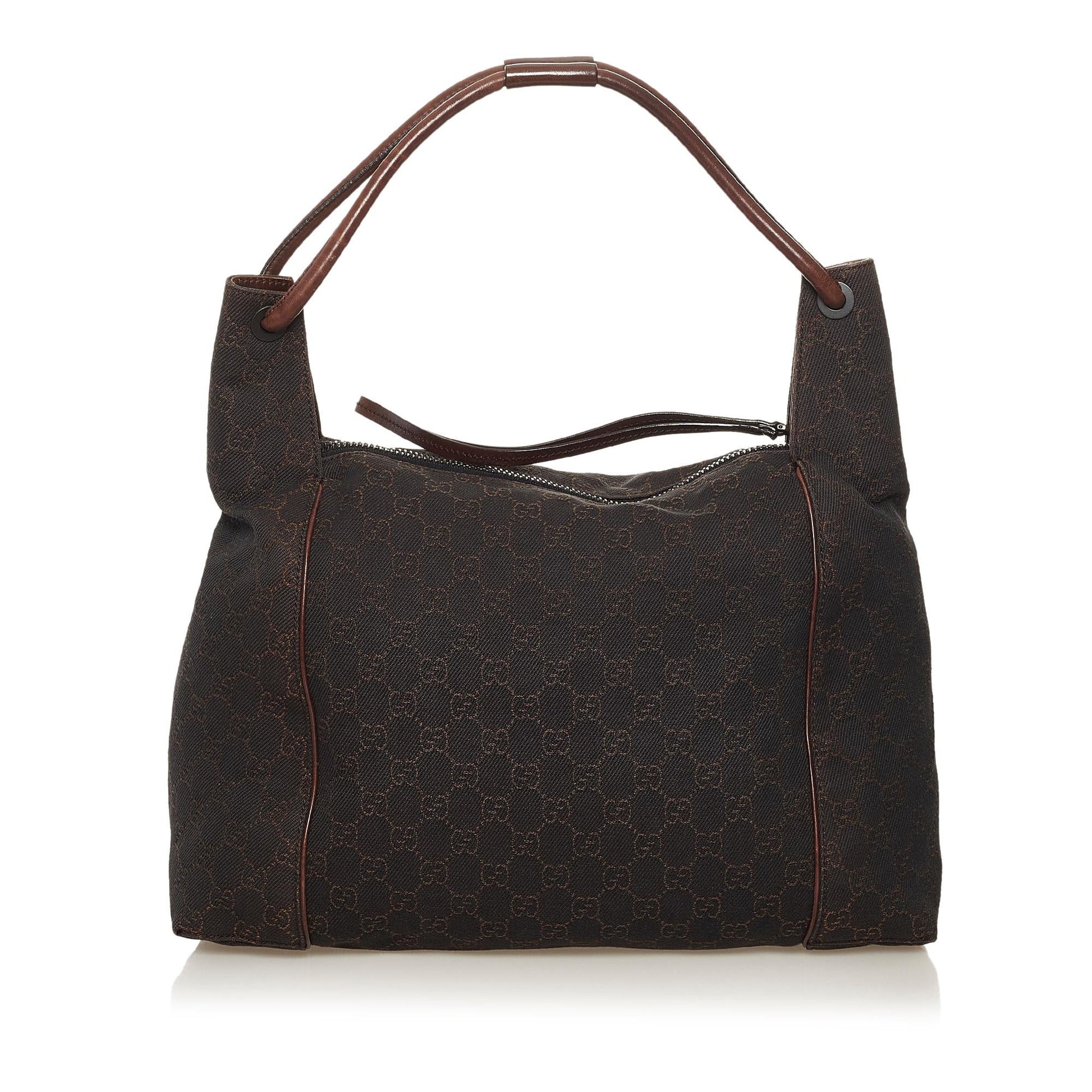 Gucci GG SHG Canvas Brown Shoulder Bag 12