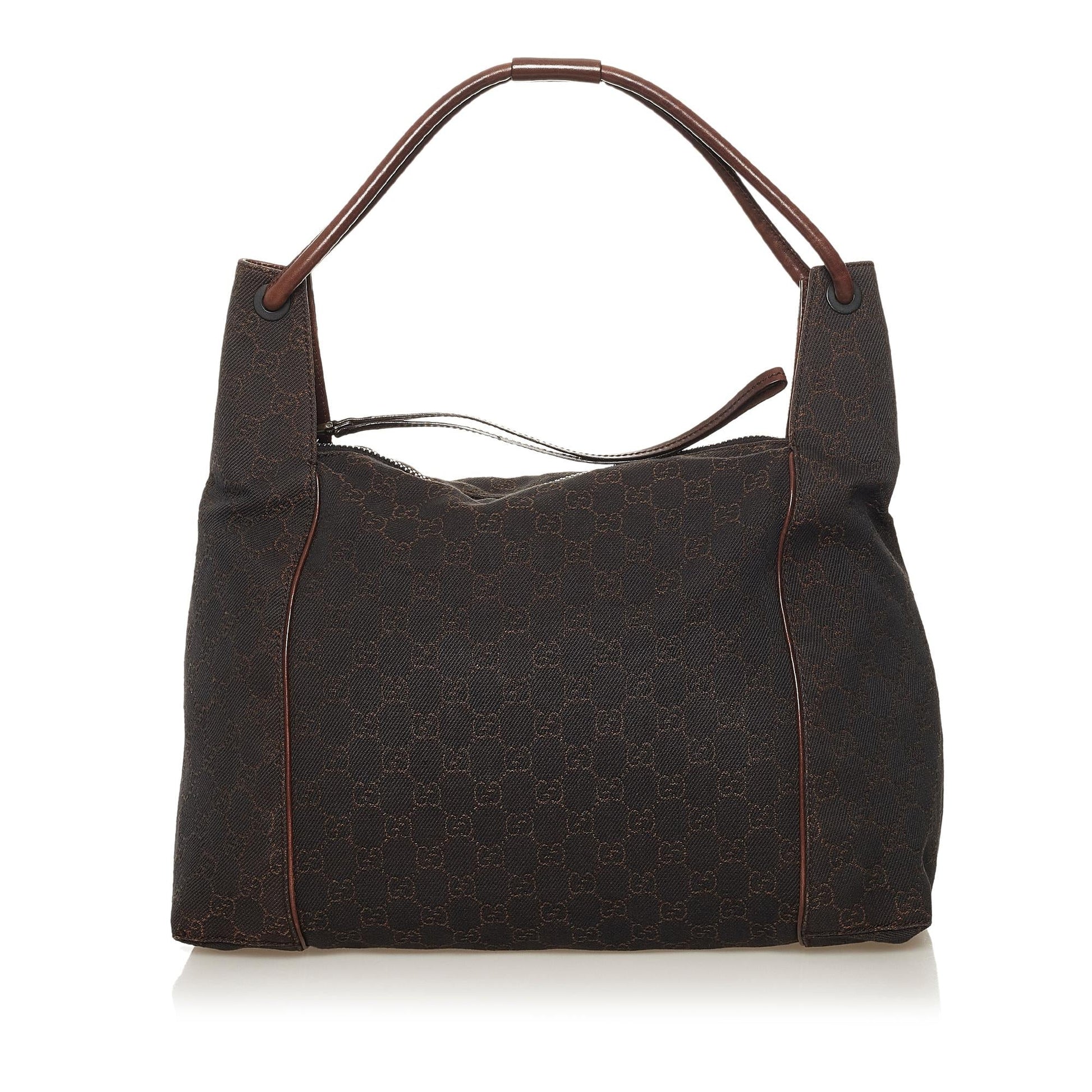 Gucci GG SHG Canvas Brown Shoulder Bag 12