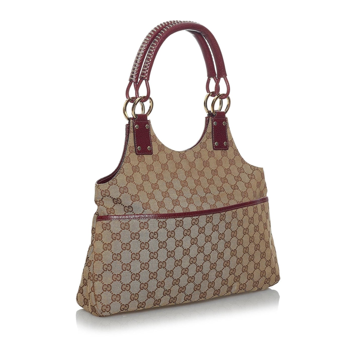 Gucci GG SHG Canvas Brown Shoulder Bag 13