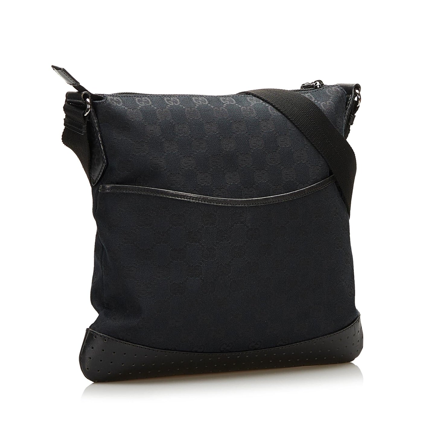 Gucci GG SHG Canvas Nylon Black Shoulder Bag