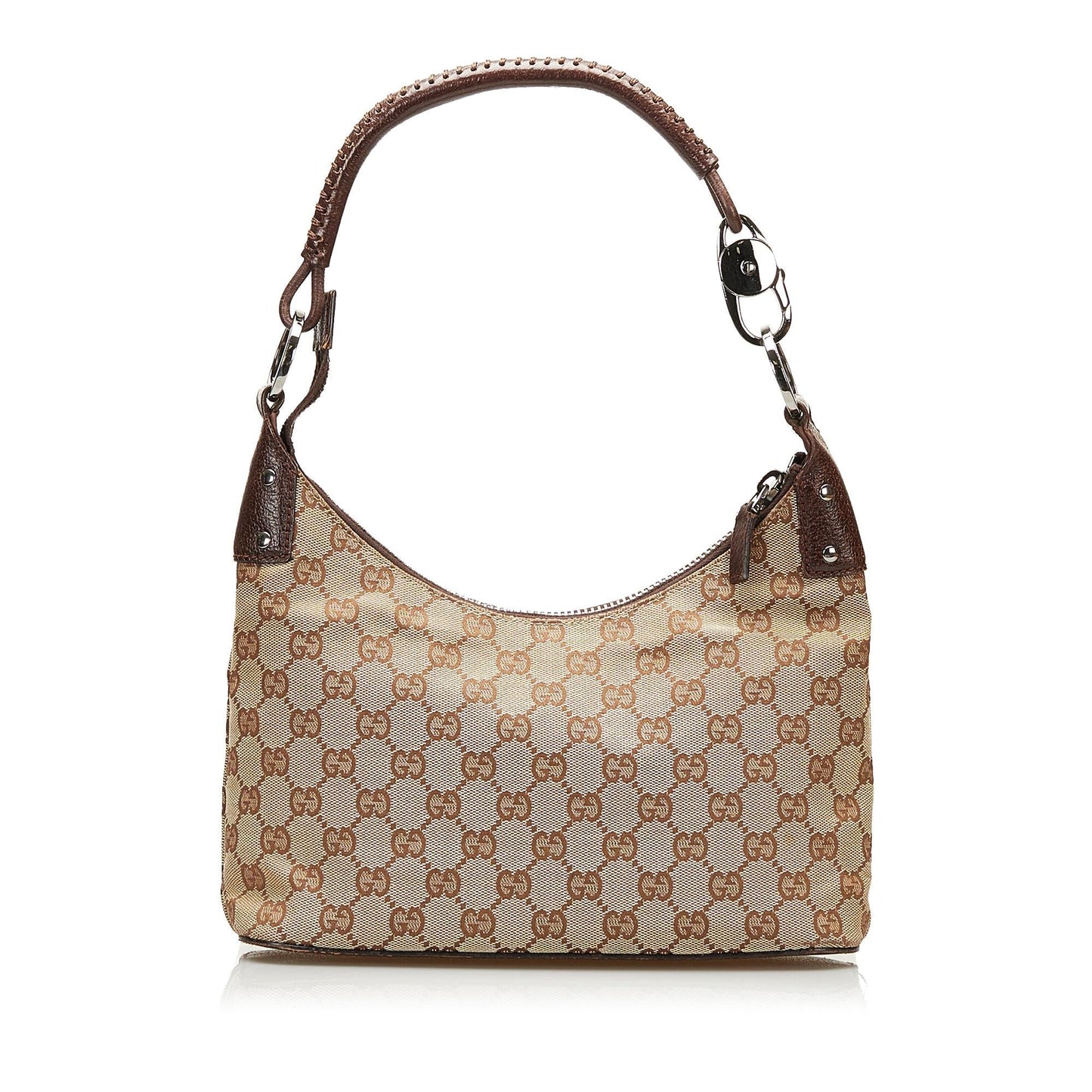 Gucci GG SHG Canvas Brown Shoulder Bag 16