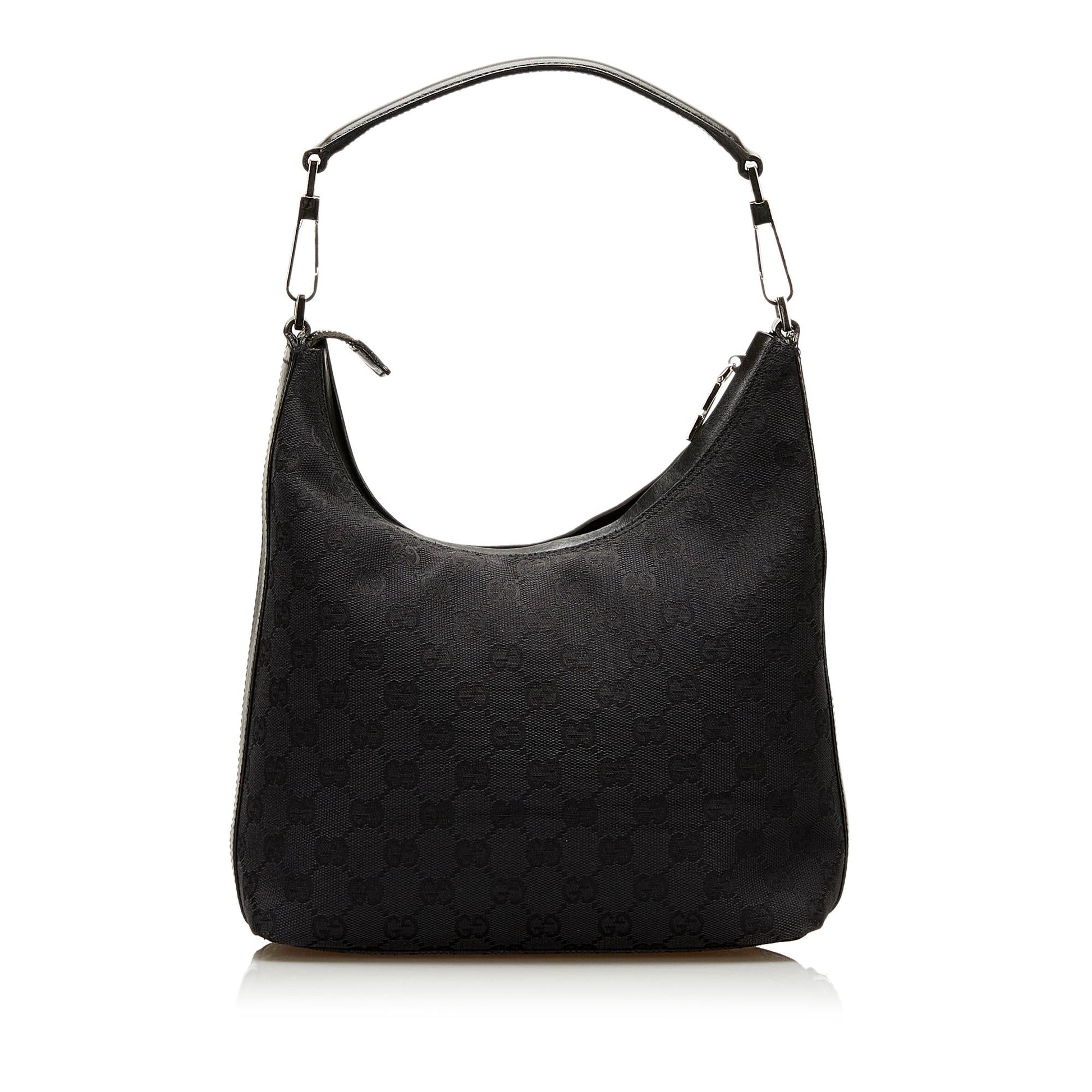 Gucci GG SHG Canvas Black Shoulder Bag 9