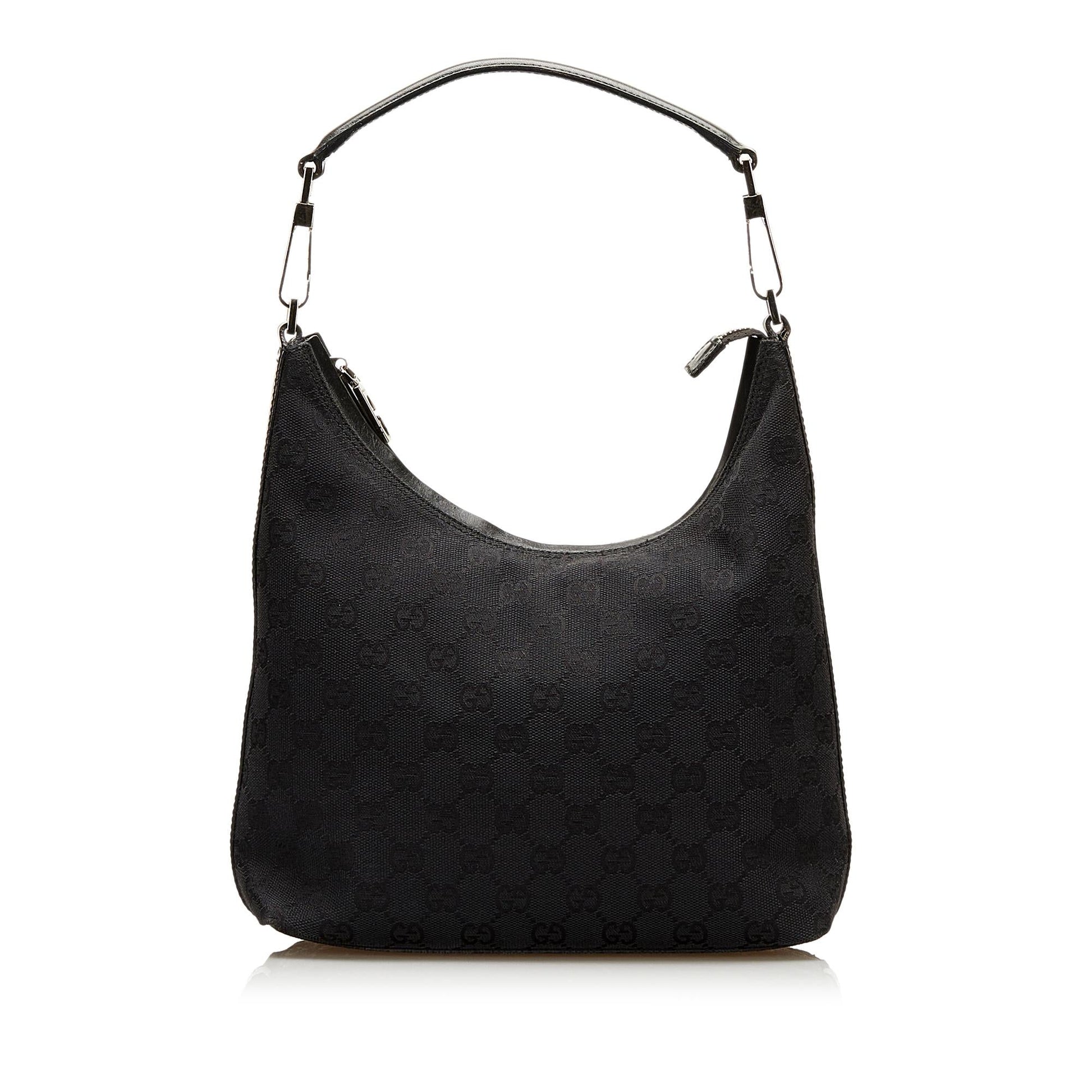 Gucci GG SHG Canvas Black Shoulder Bag 9
