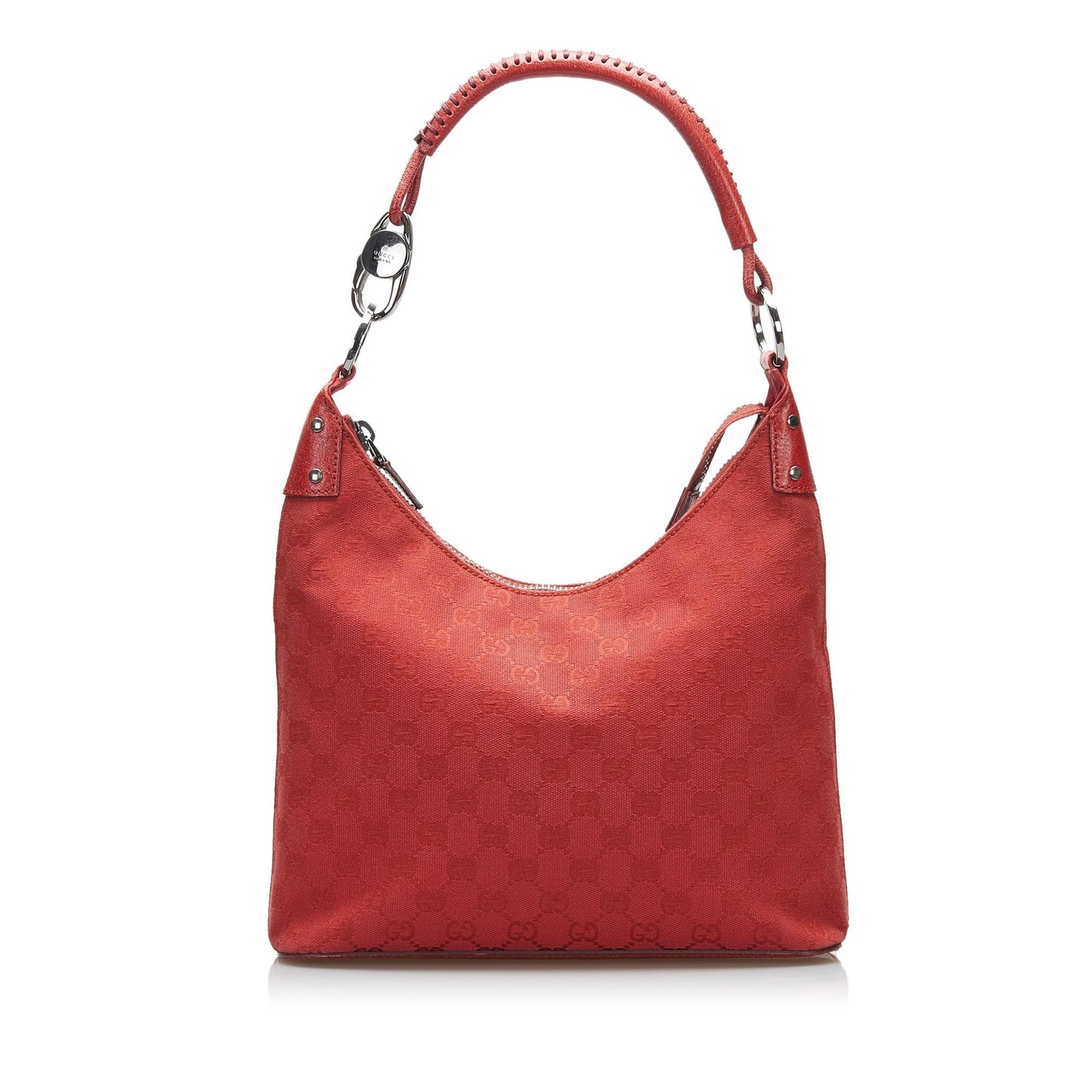 Gucci GG SHG-uKltDG Canvas Calf Red Shoulder Bag