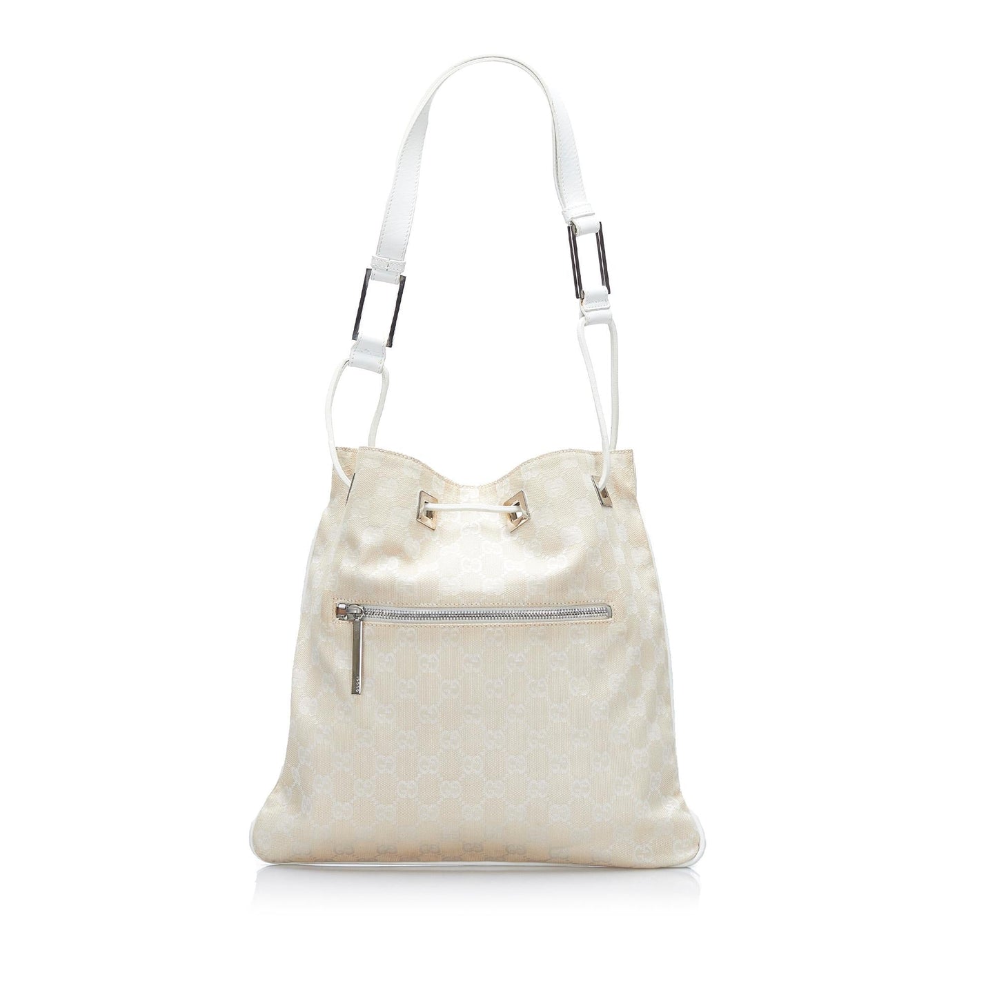 Gucci GG SHG-eqbf6f Canvas White Shoulder Bag