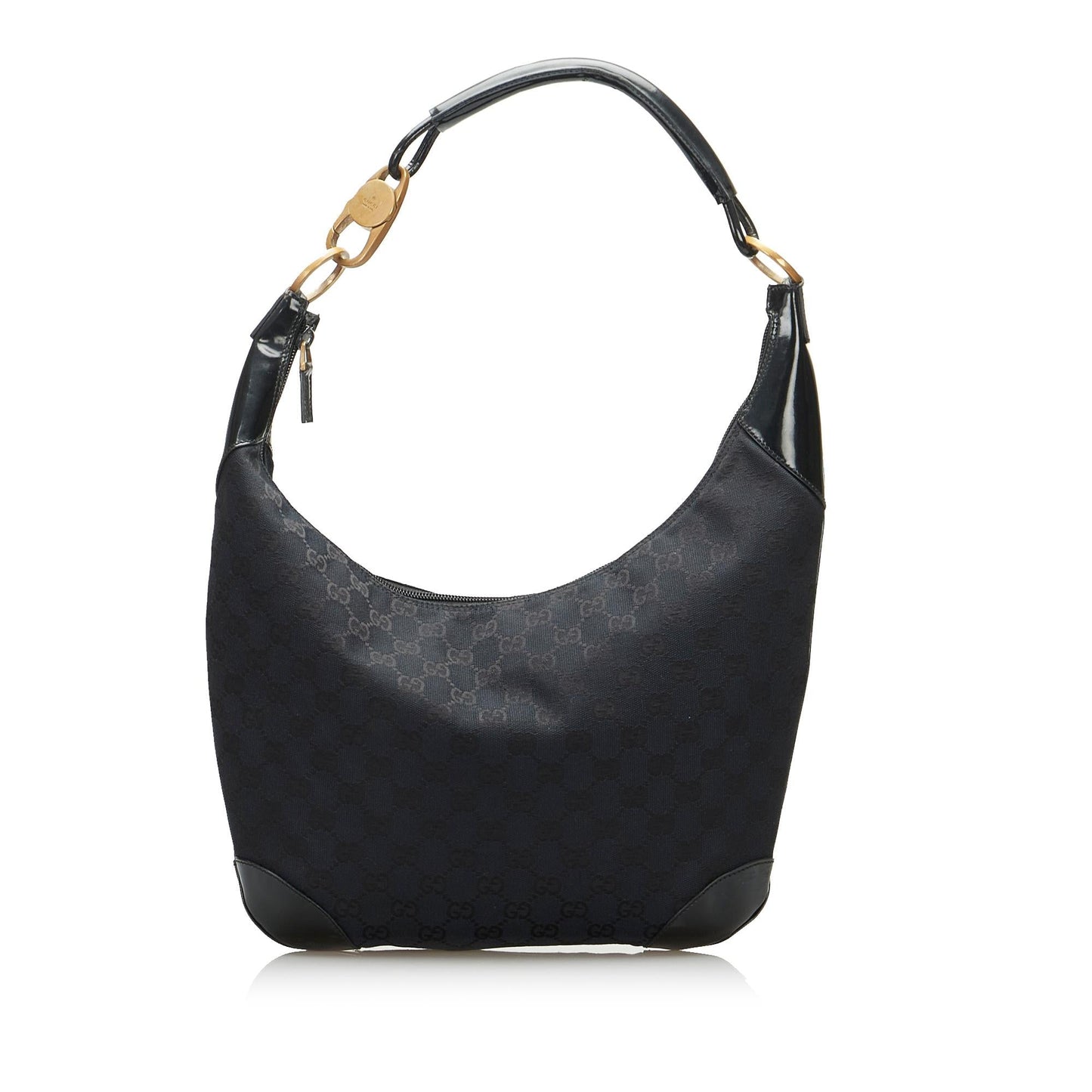 Gucci GG SHG-wkTZaU Canvas Black Shoulder Bag
