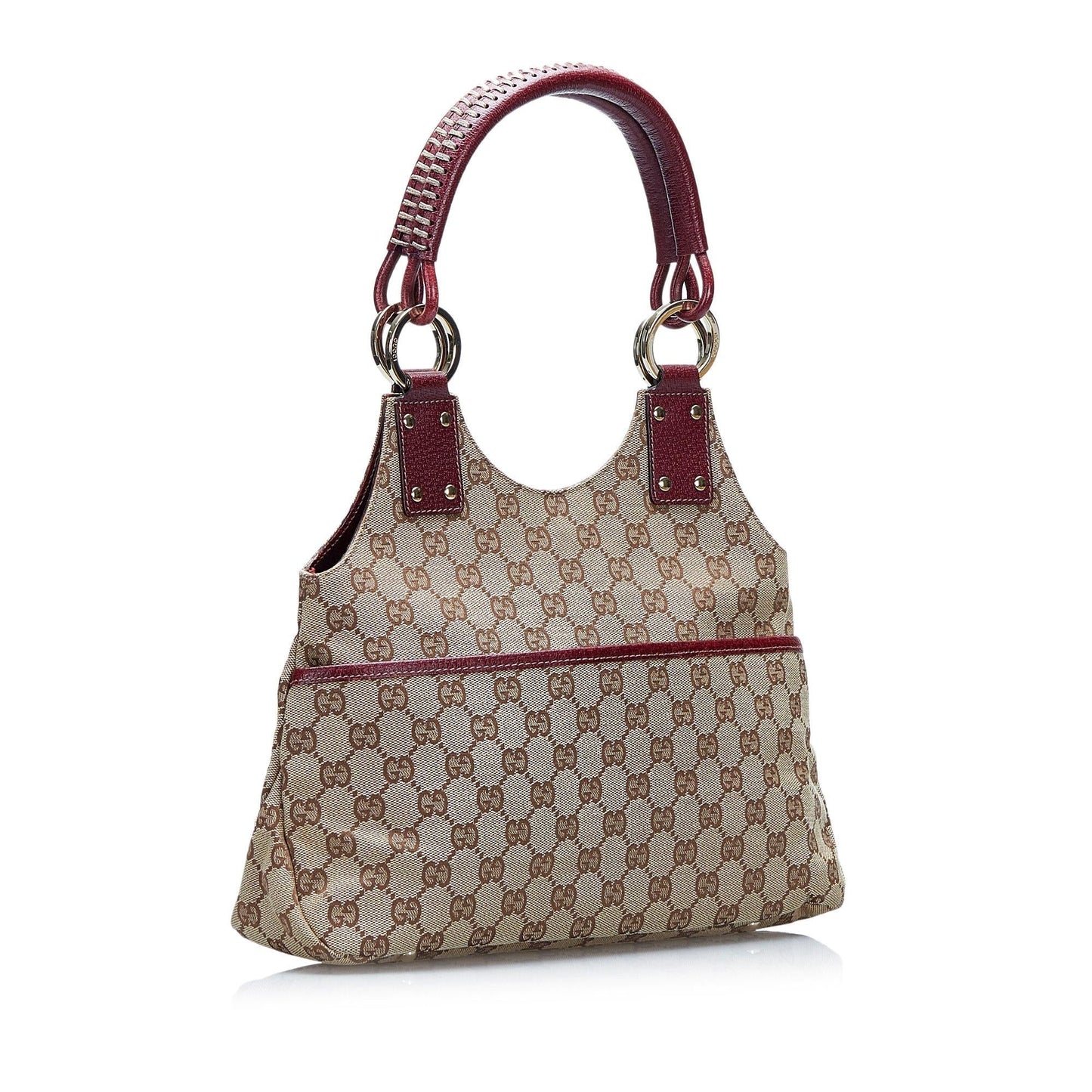 Gucci GG SHG-NJKj0o Canvas Brown Shoulder Bag