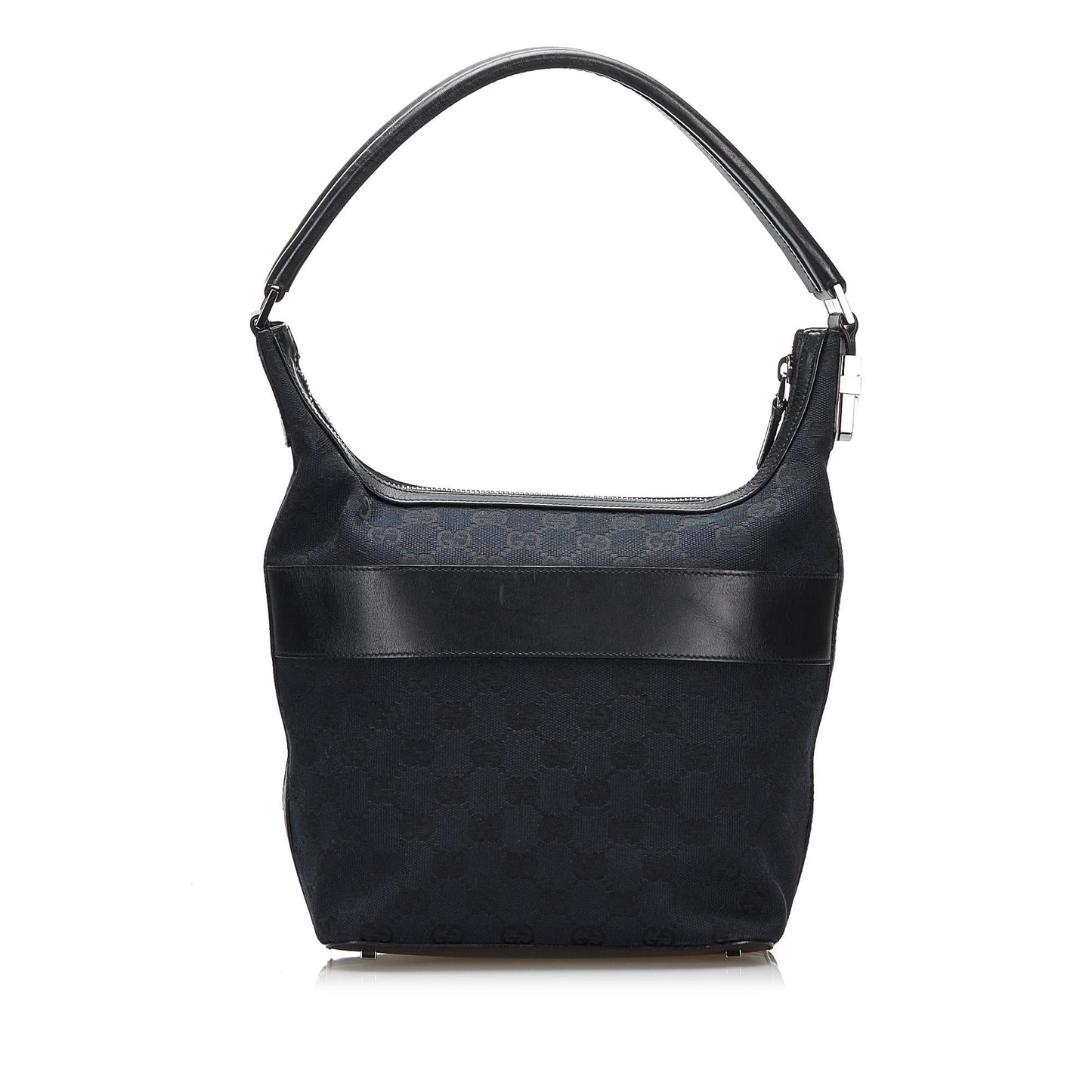 Gucci GG SHG-jvEw1Q Canvas Black Shoulder Bag