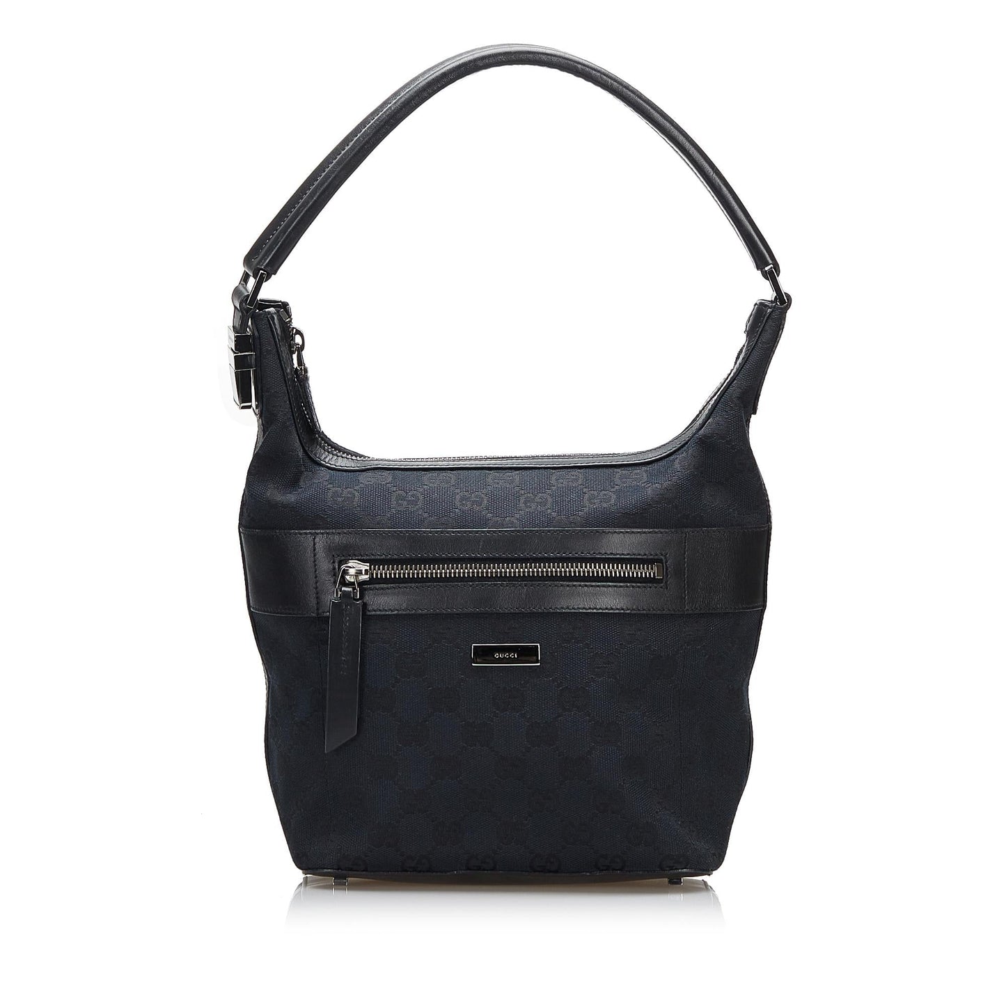 Gucci GG SHG-jvEw1Q Canvas Black Shoulder Bag