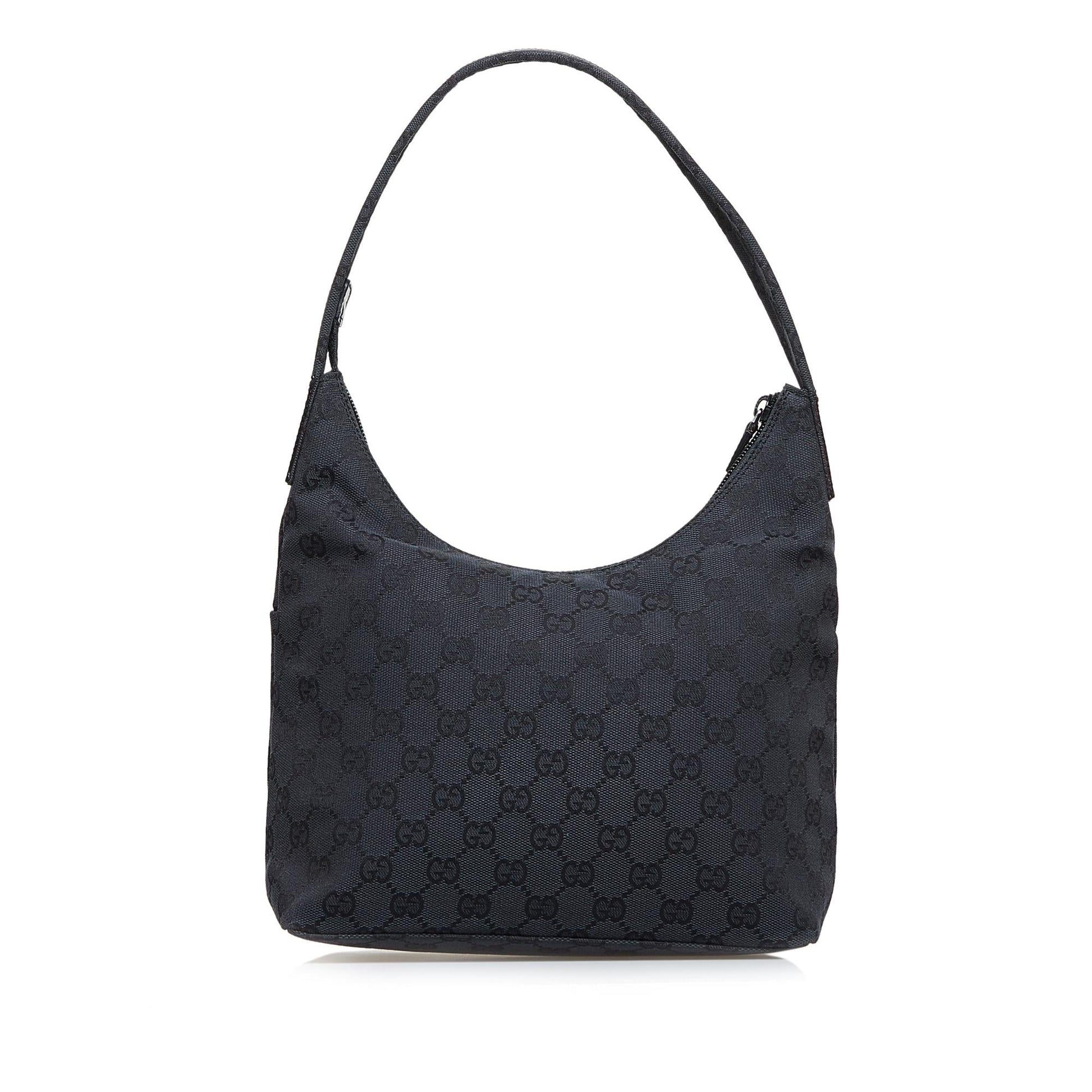 Gucci GG SHG-DkqJHu Canvas Black Shoulder Bag