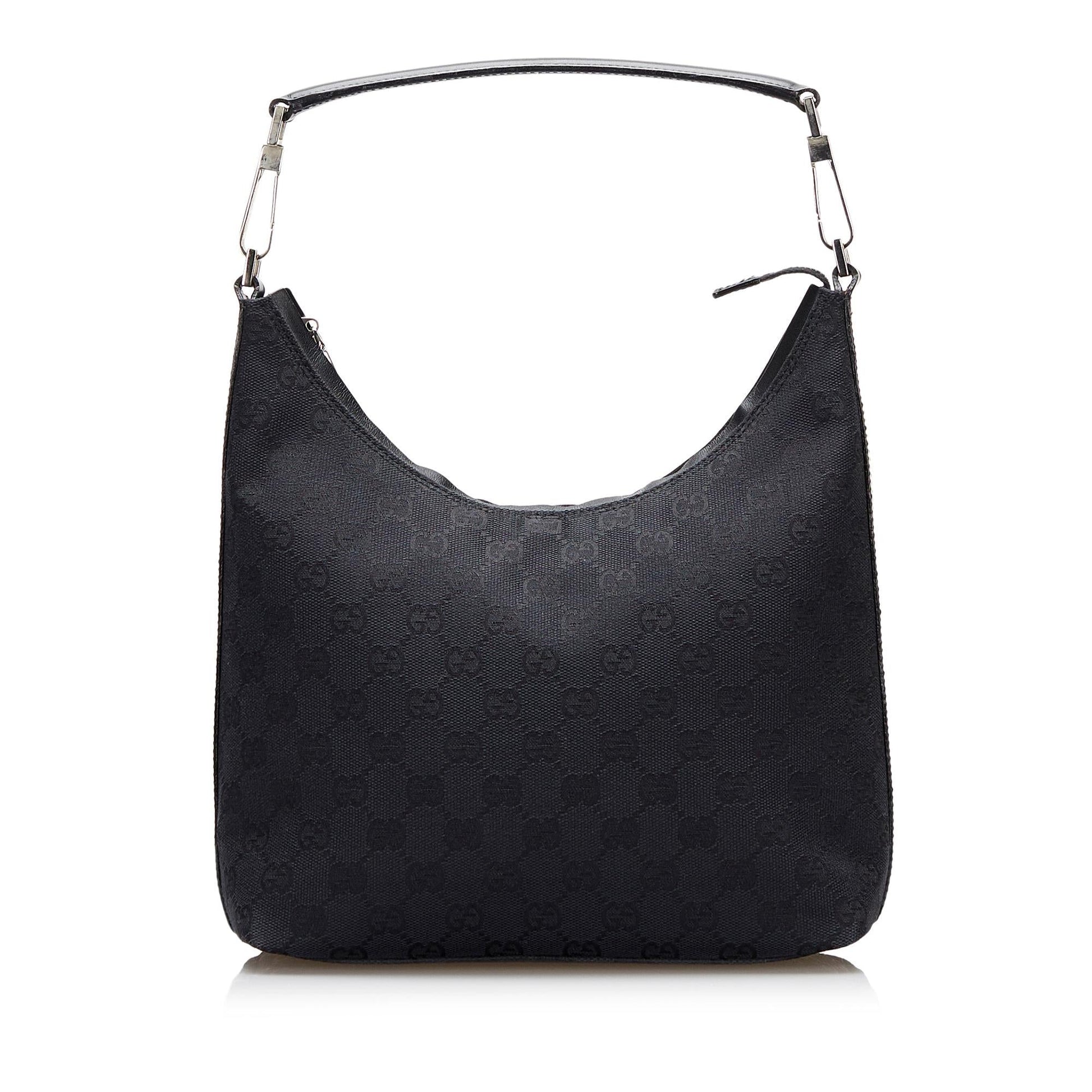 Gucci GG SHG-LLyqpA Canvas Calf Black Shoulder Bag