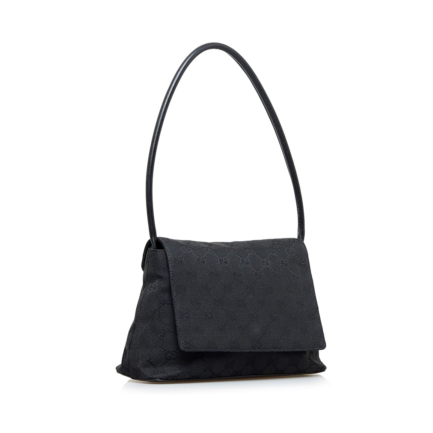 Gucci GG SHG-PaPFGP Canvas Black Shoulder Bag