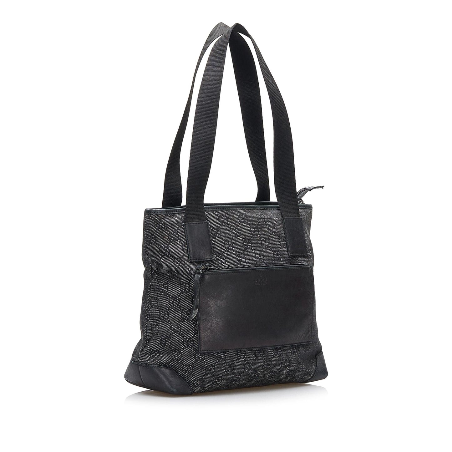 Gucci GG SHG-tscr8l Canvas Grey Shoulder Bag