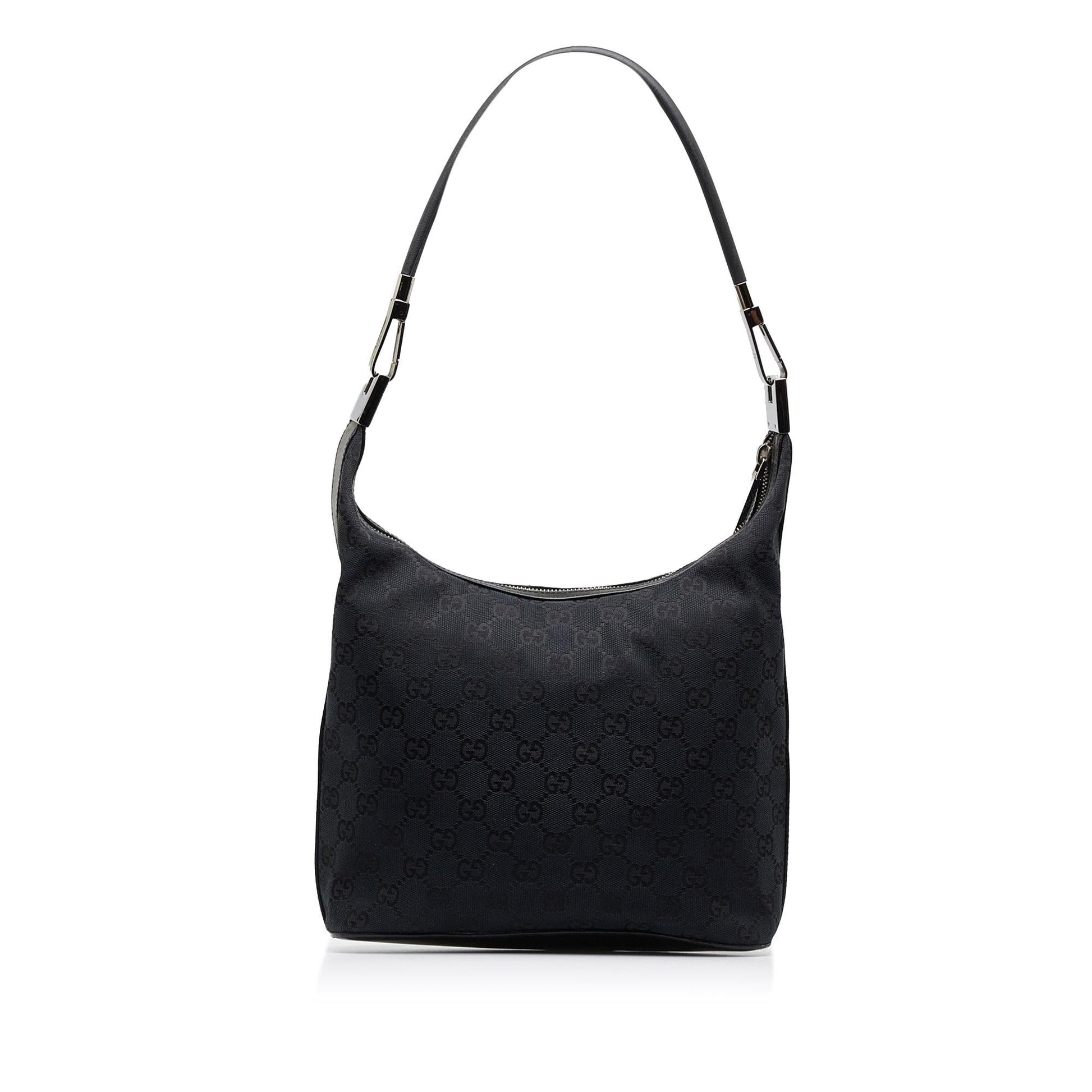 Gucci GG SHG-GR671O Canvas Black Shoulder Bag