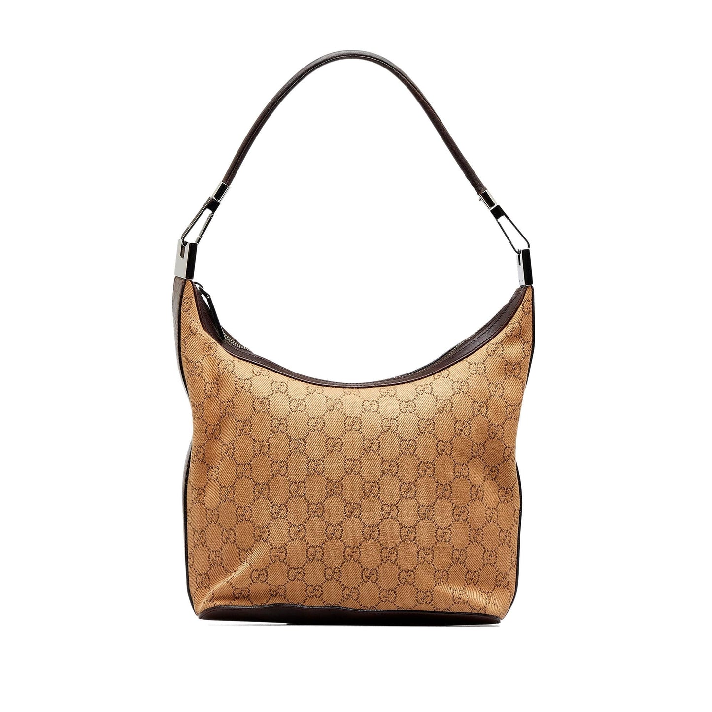 Gucci GG SHG-ddC9Lv Canvas Brown Shoulder Bag