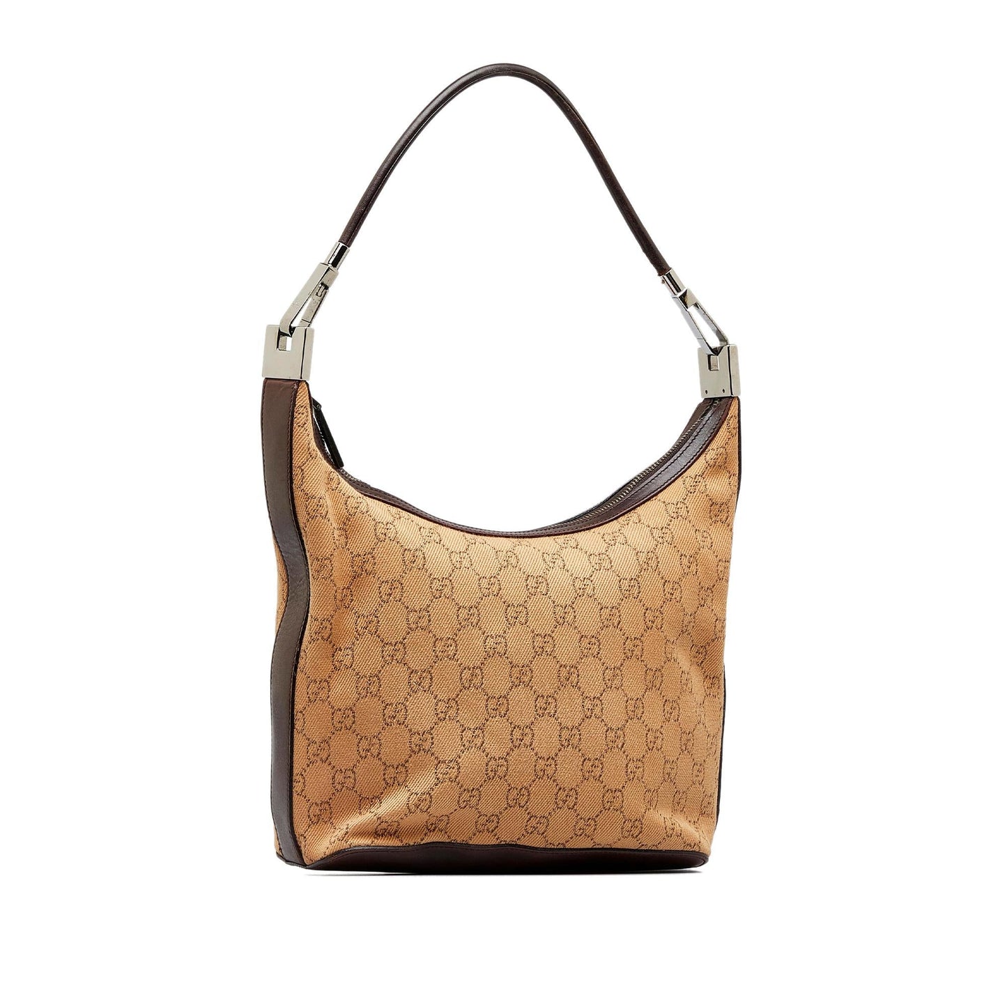 Gucci GG SHG-ddC9Lv Canvas Brown Shoulder Bag