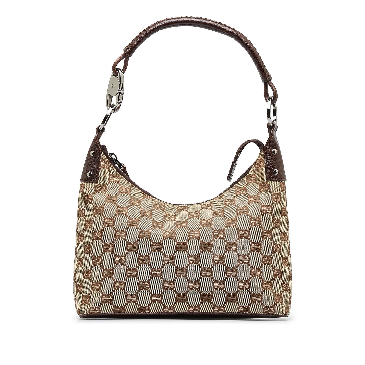 Gucci GG SHG-5uFSu9 Canvas Brown Shoulder Bag