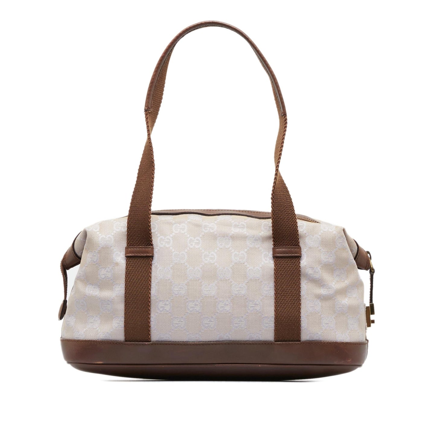 Gucci GG SHG-TWQbJL Canvas Calf Brown Shoulder Bag