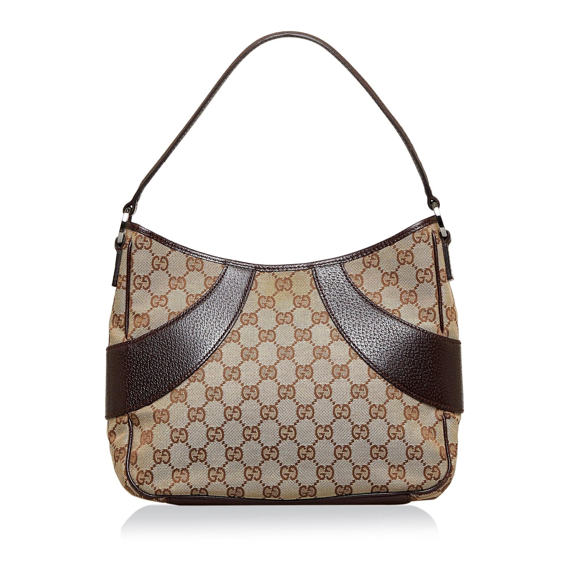 Gucci GG SHG-pIzlh5 Canvas Brown Shoulder Bag