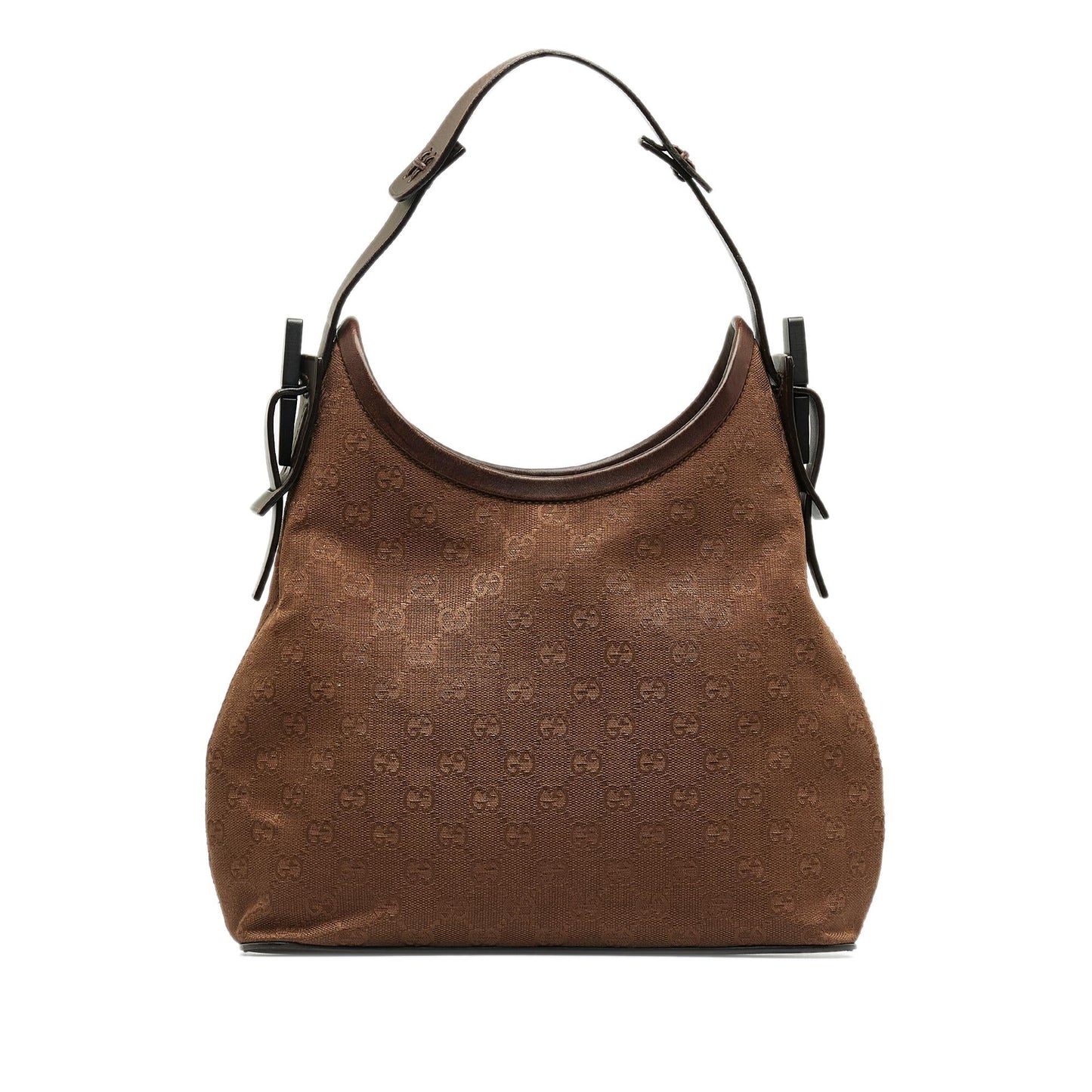 Gucci GG SHG-BI7pTR Canvas Brown Shoulder Bag