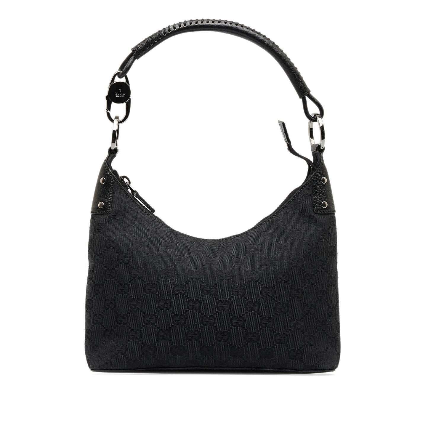 Gucci GG SHG-BE2f05 Canvas Calf Black Shoulder Bag